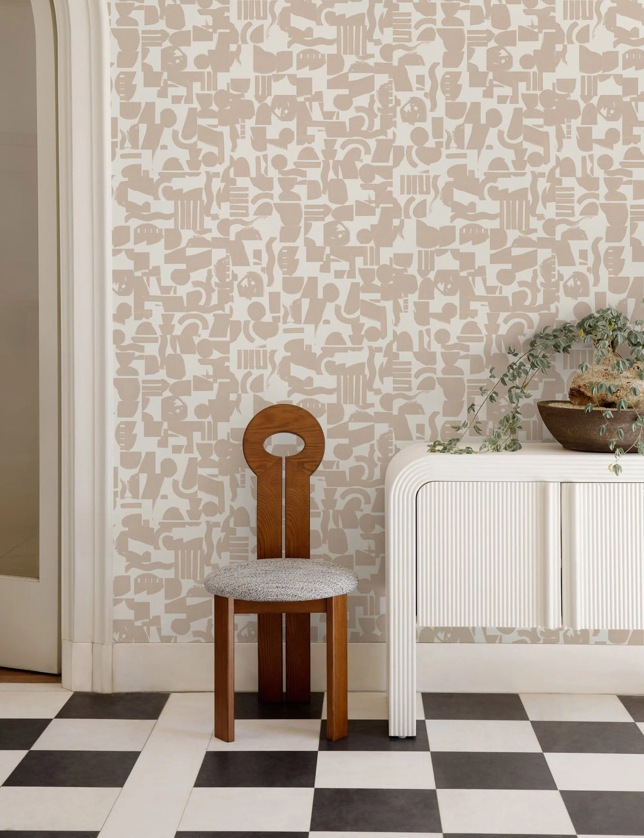 Organic Shapes Wallpaper by Sarah Sherman Samuel - Image 8