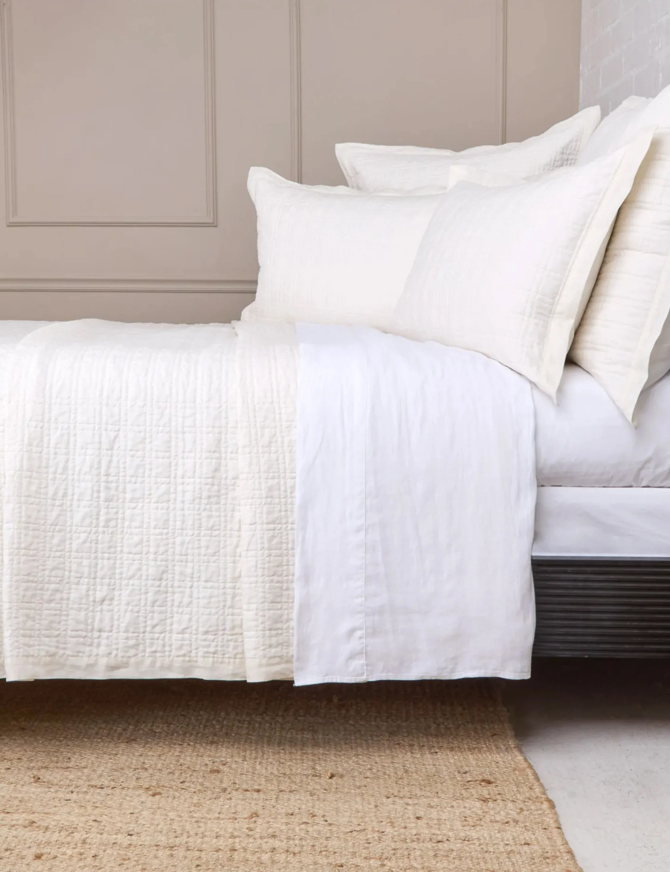Owen Linen Cotton Coverlet by Pom Pom at Home - Image 3