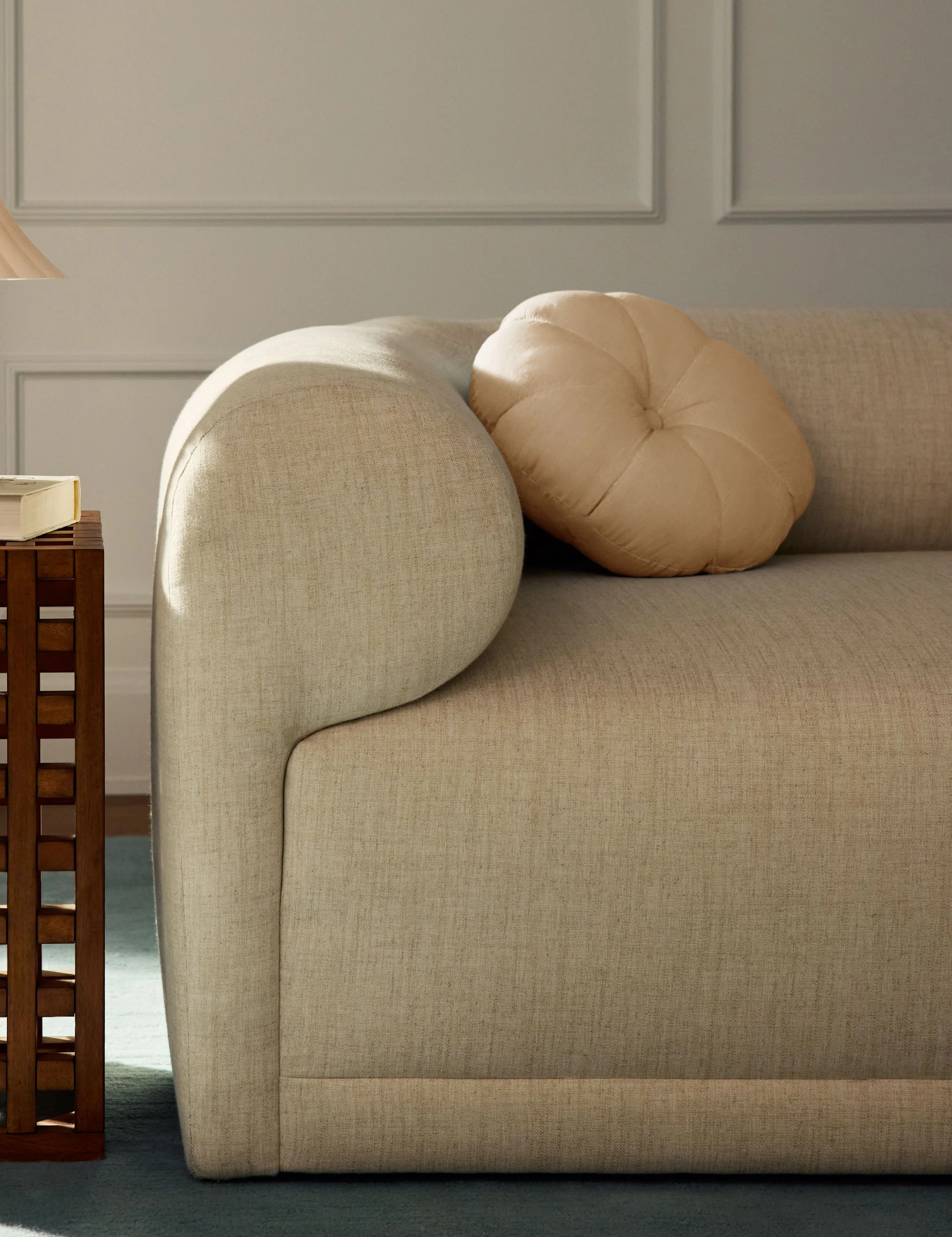 Padou Linen Cotton Round Pillow - Image 14
