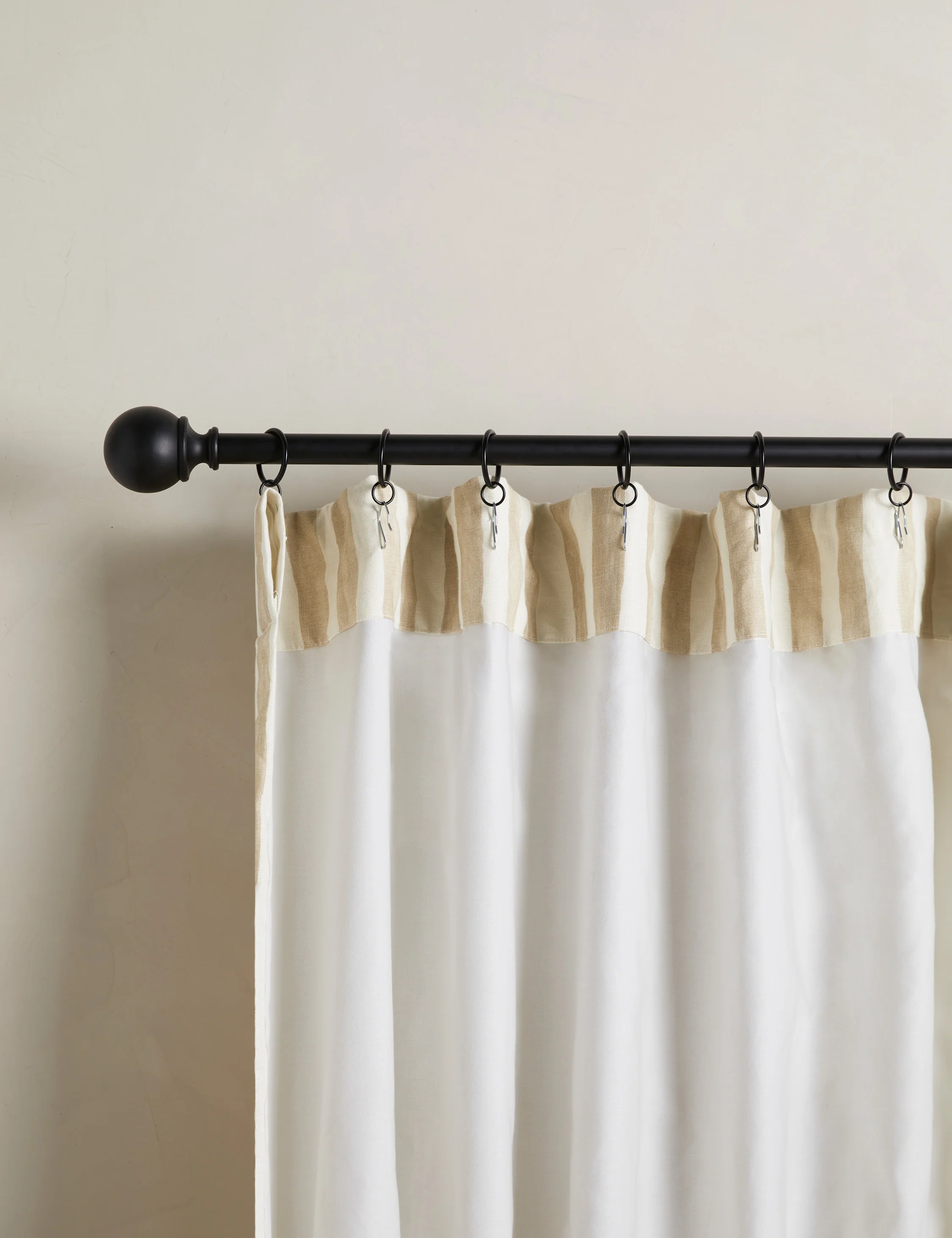 Painterly Stripe Linen Curtain Panel by Sarah Sherman Samuel - Image 5