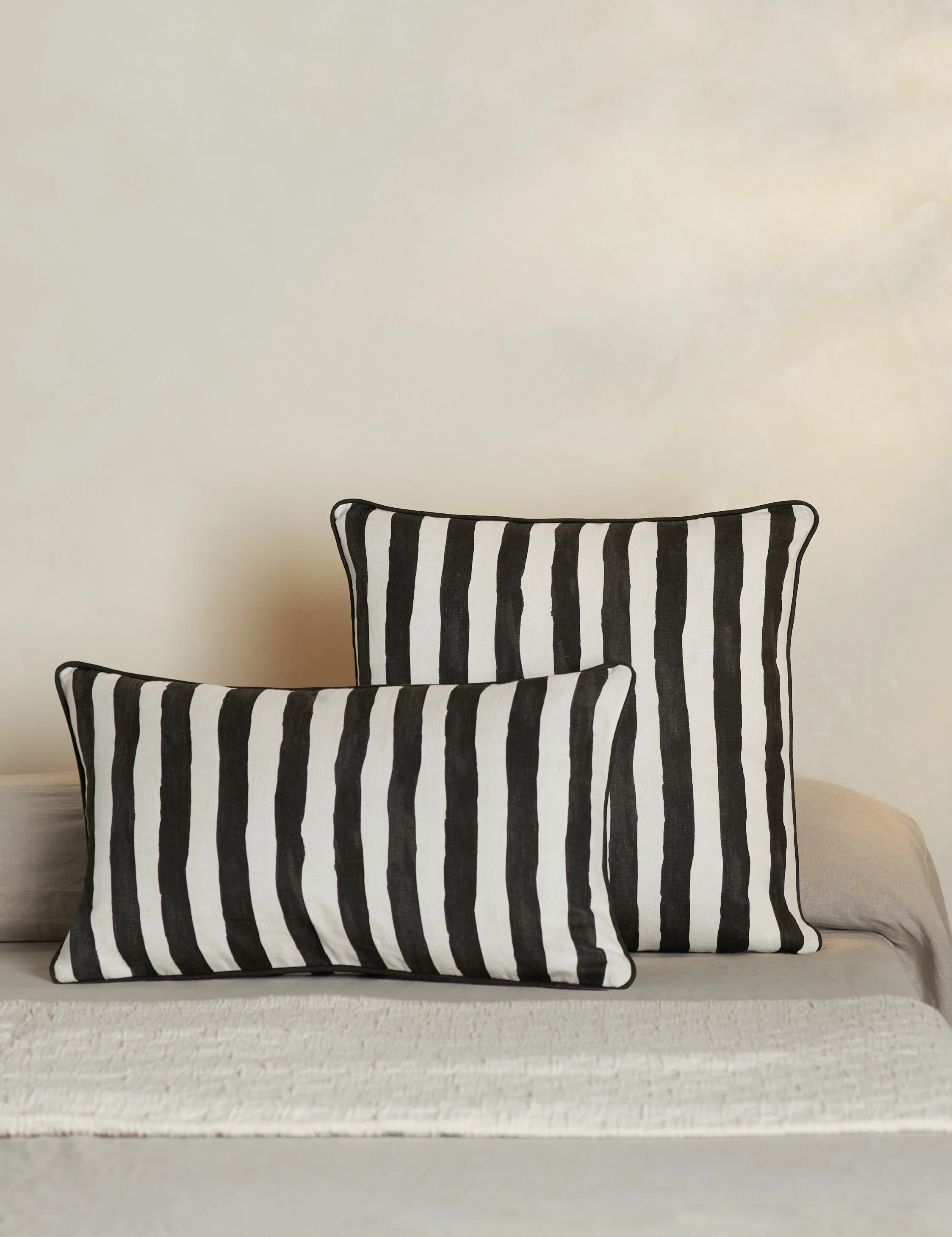 Painterly Stripe Linen Fabric by Sarah Sherman Samuel - Image 23