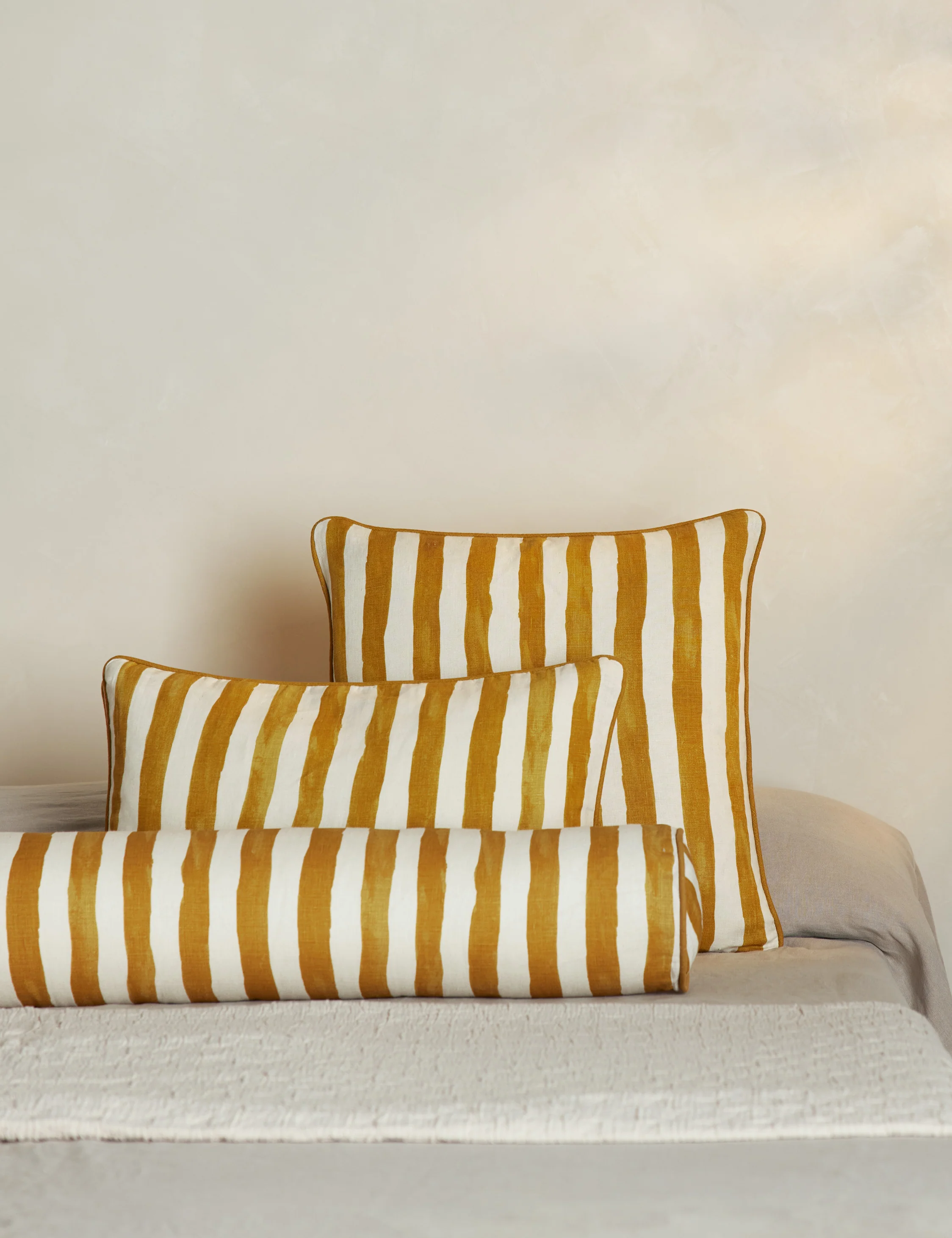 Painterly Stripe Linen Fabric by Sarah Sherman Samuel - Image 6