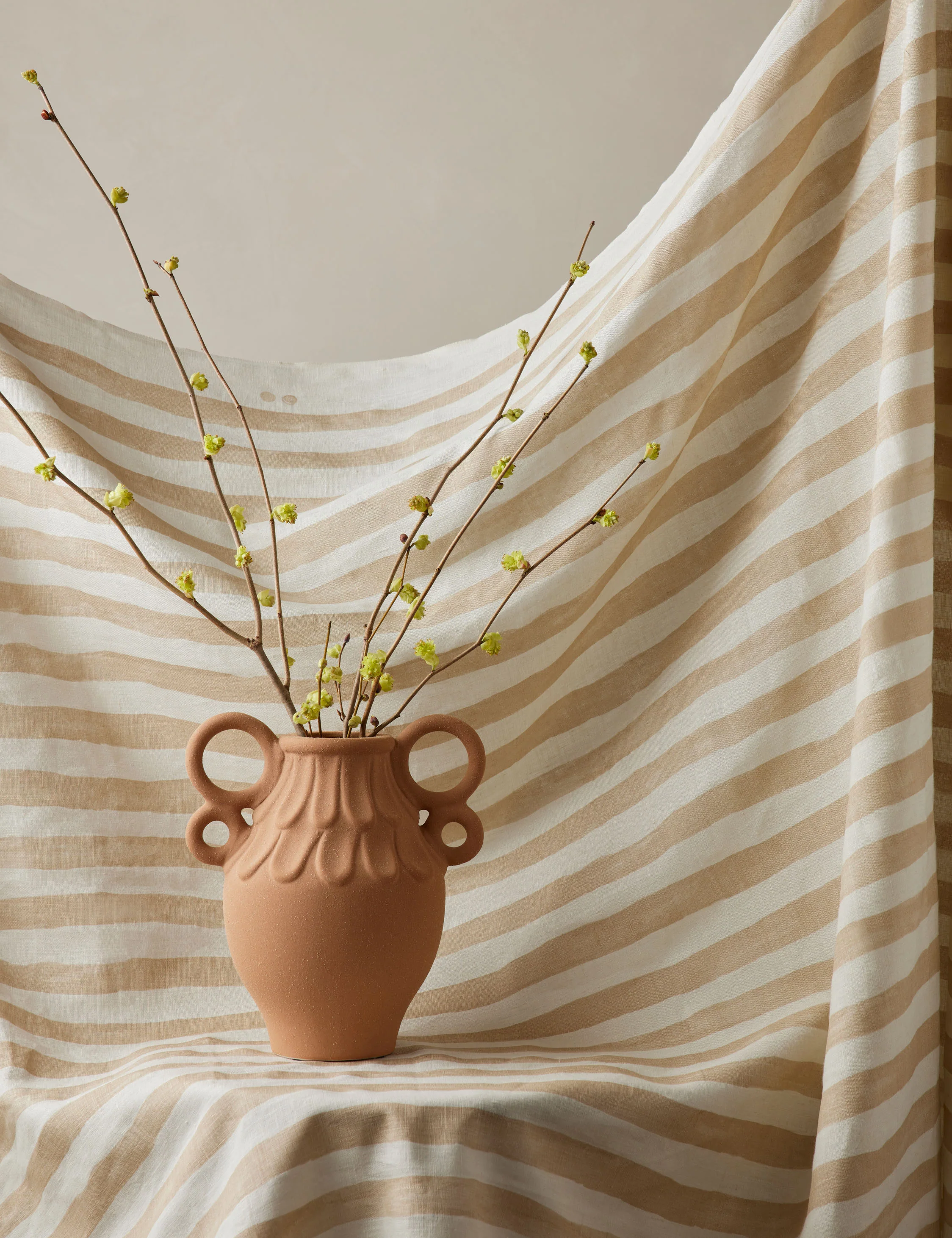 Painterly Stripe Linen Fabric by Sarah Sherman Samuel - Image 7