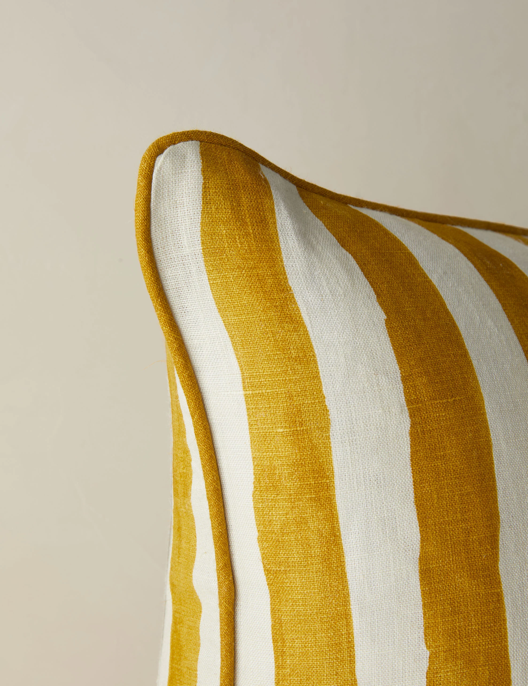 Painterly Stripe Linen Pillow by Sarah Sherman Samuel - Image 14