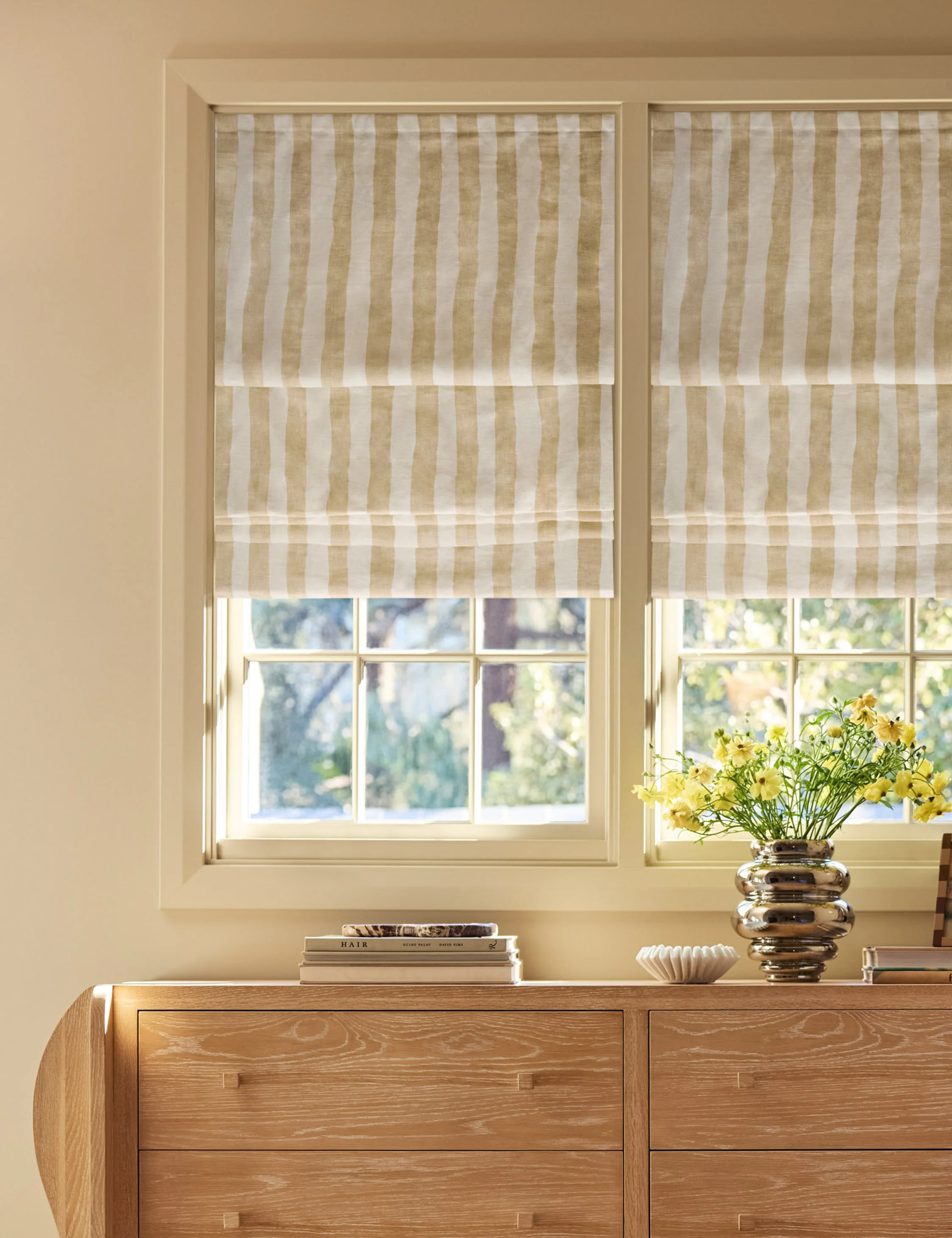 Painterly Stripe Roman Shade by Sarah Sherman Samuel - Image 10