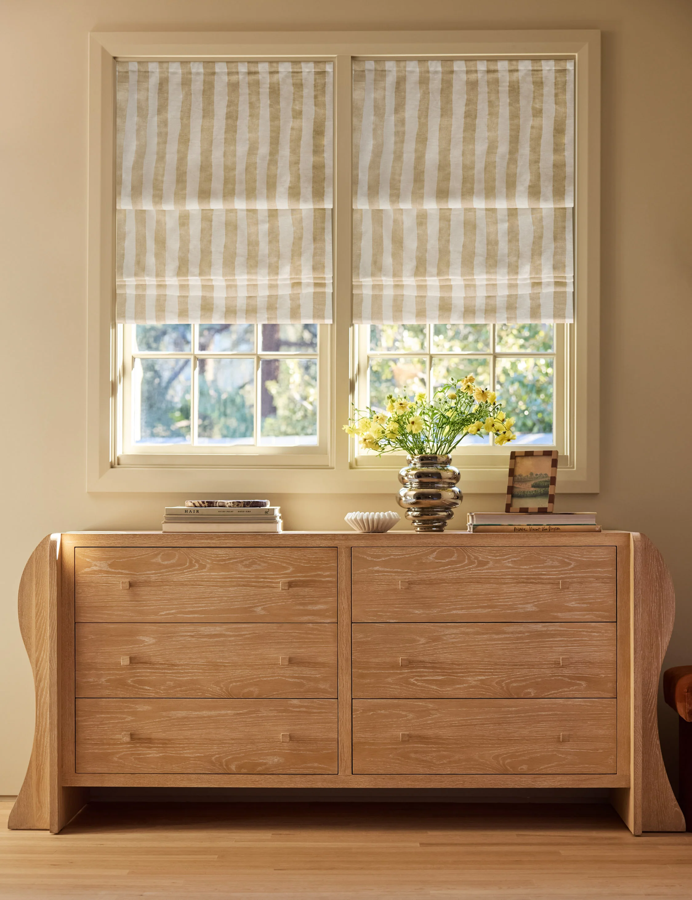 Painterly Stripe Roman Shade by Sarah Sherman Samuel - Image 8