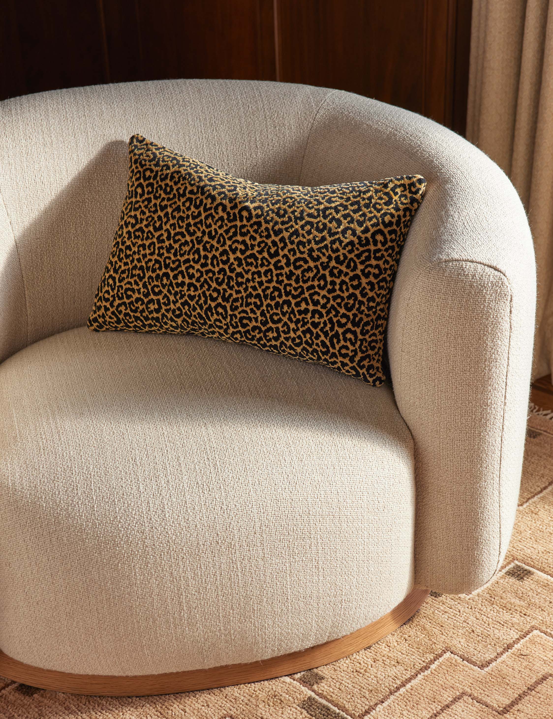 Panthera Velvet Lumbar Pillow by Scalamandre - Image 6