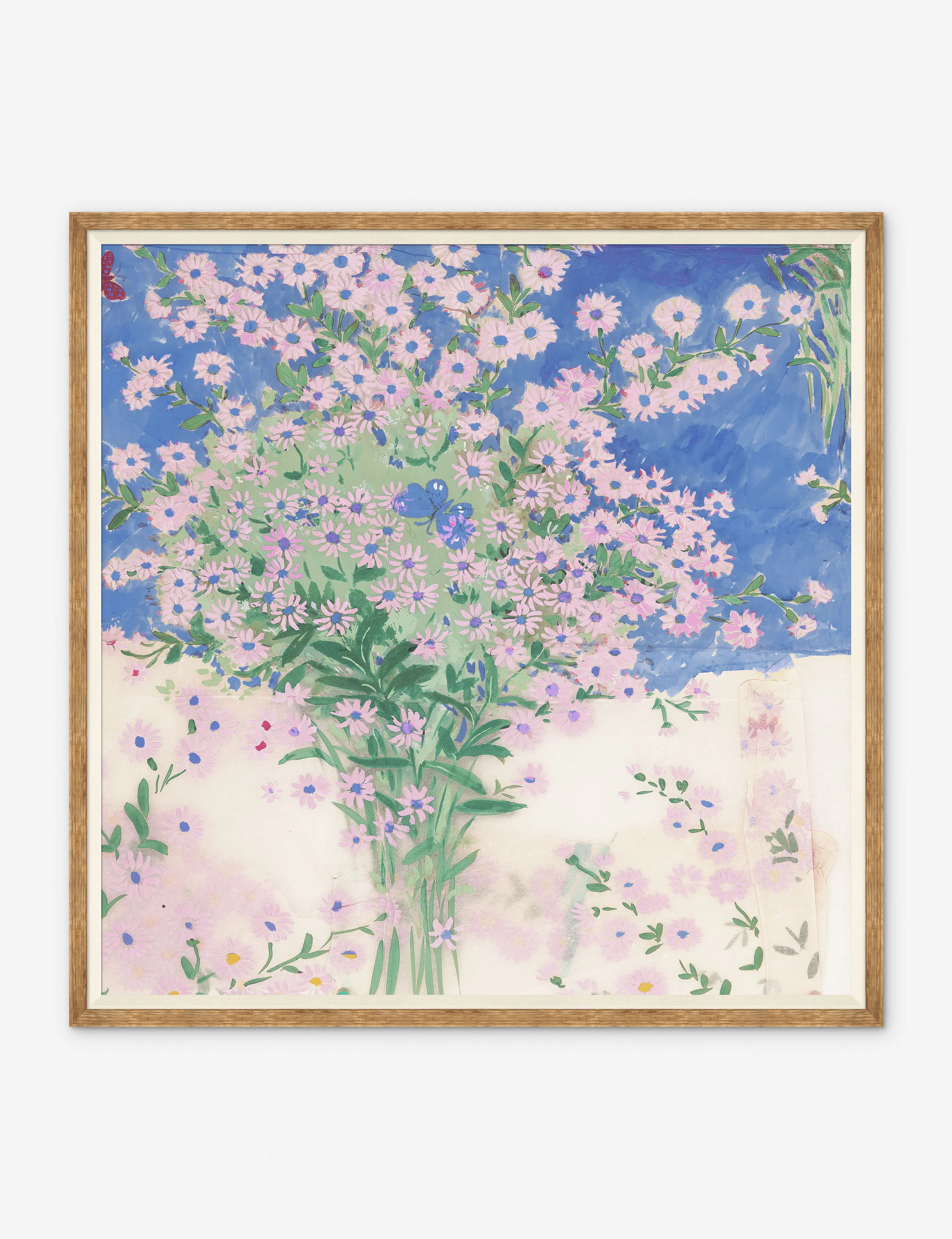 Papillons Et Margeurites Diptych Print by Paule Marrot - Image 2