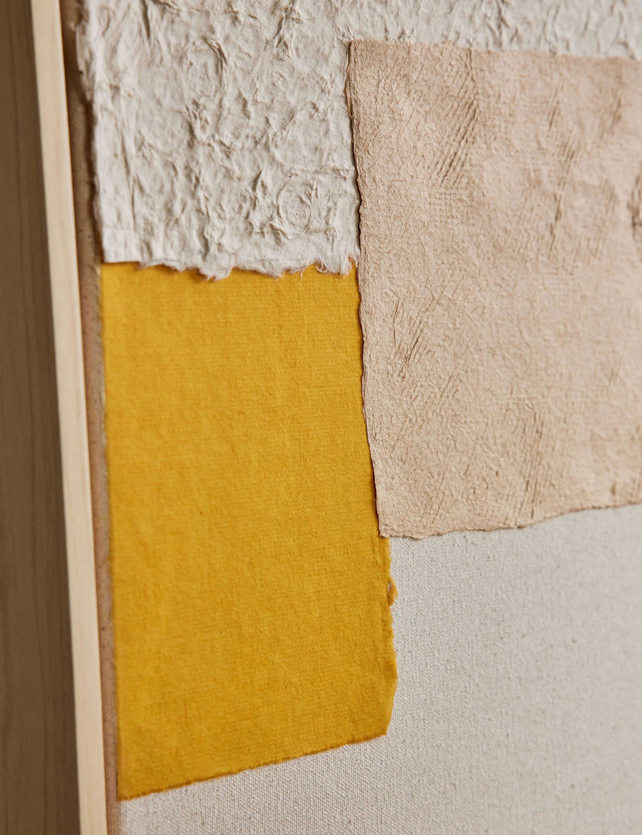 Patchwork Copper + Yellow Wall Art by Visual Contrast - Image 5