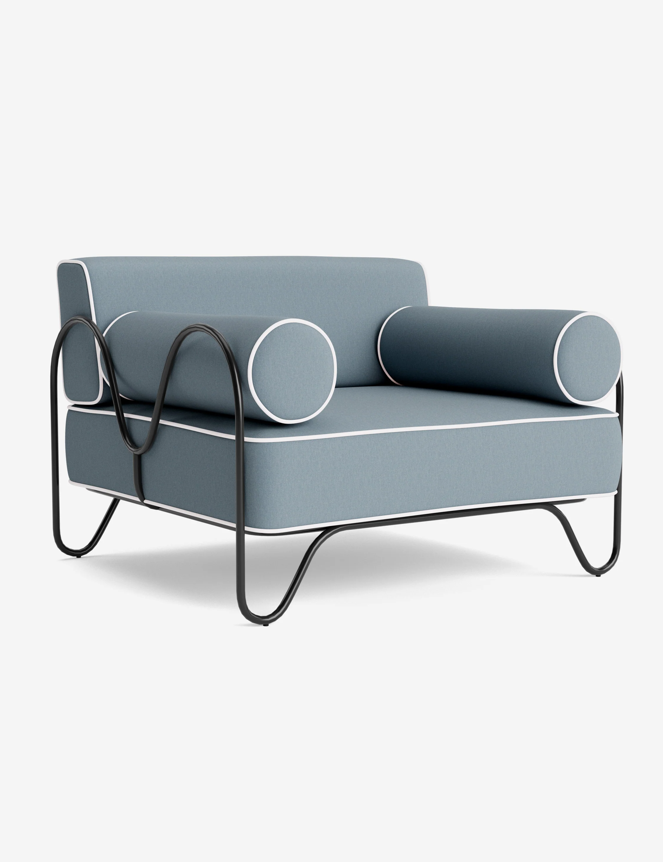 Peggy Outdoor Accent Chair Cushion by Sarah Sherman Samuel - Image 57