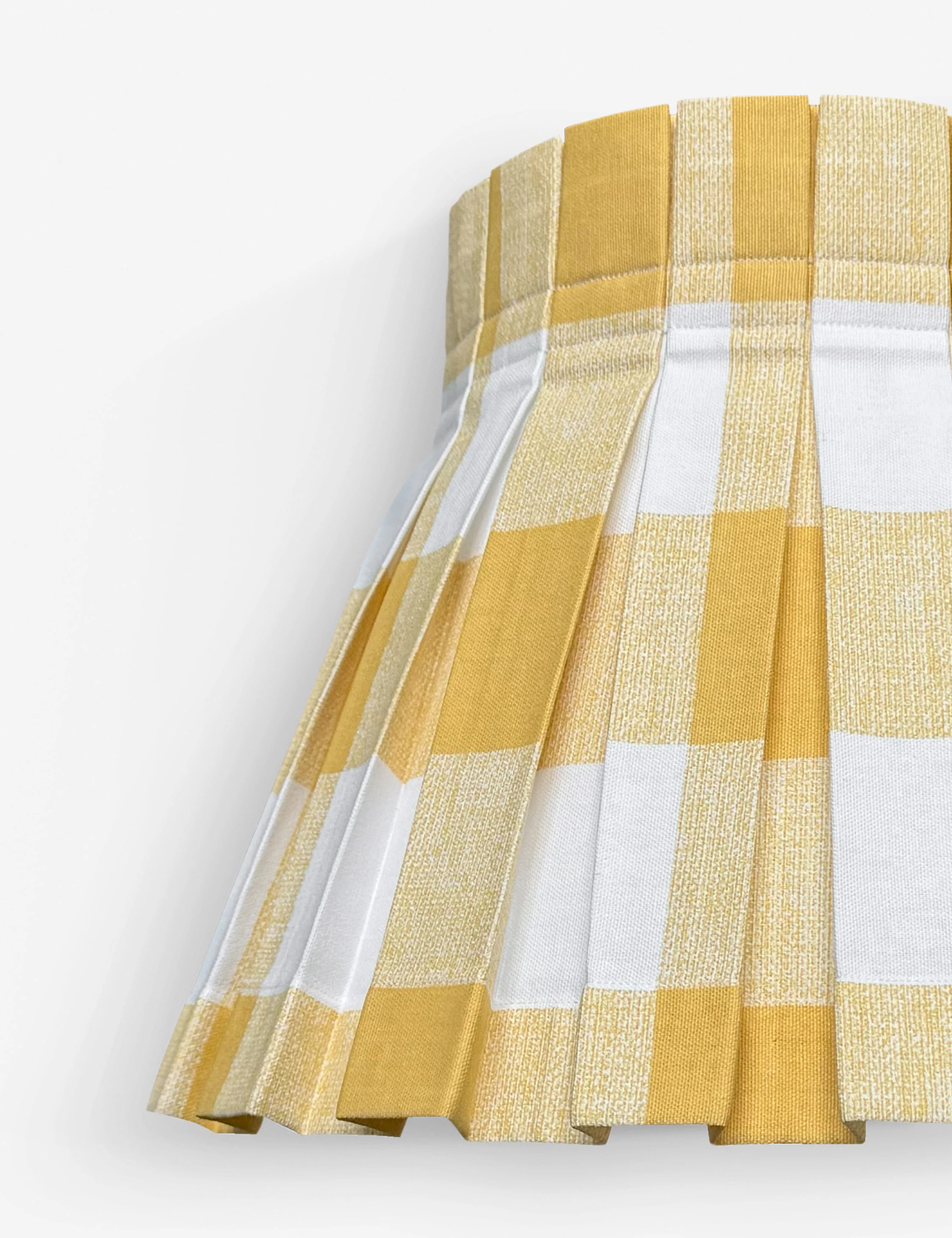 Plaid Classic Box Pleat Lampshade by Cielle Home - Image 11