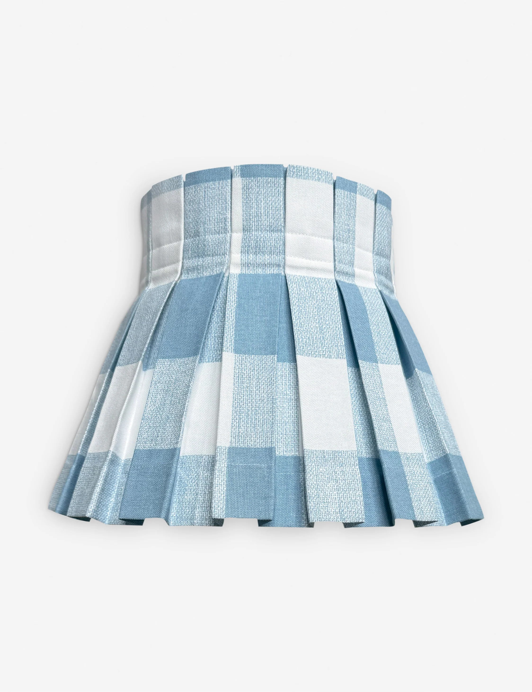 Plaid Classic Box Pleat Lampshade by Cielle Home - Image 6