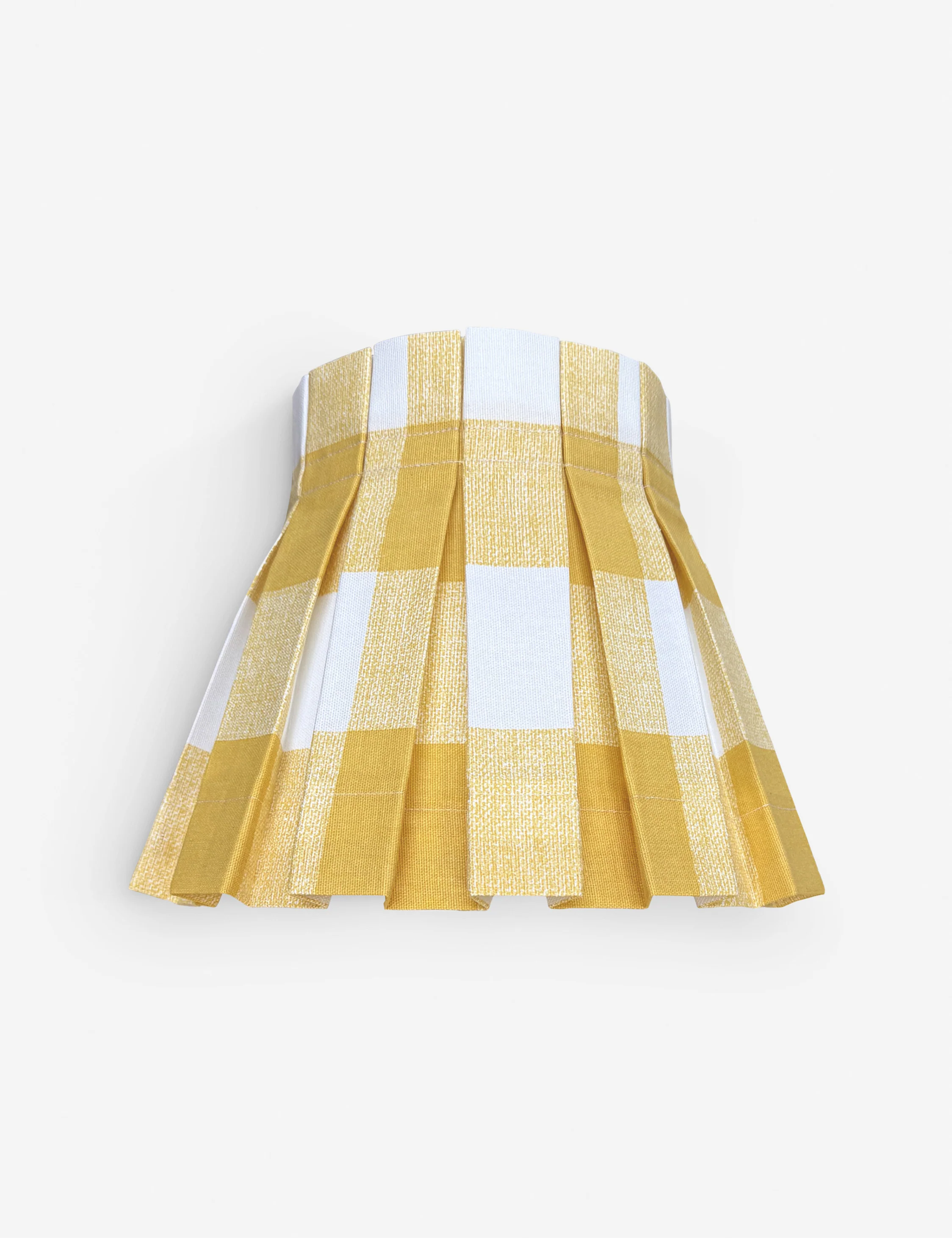 Plaid Classic Box Pleat Lampshade by Cielle Home - Image 9