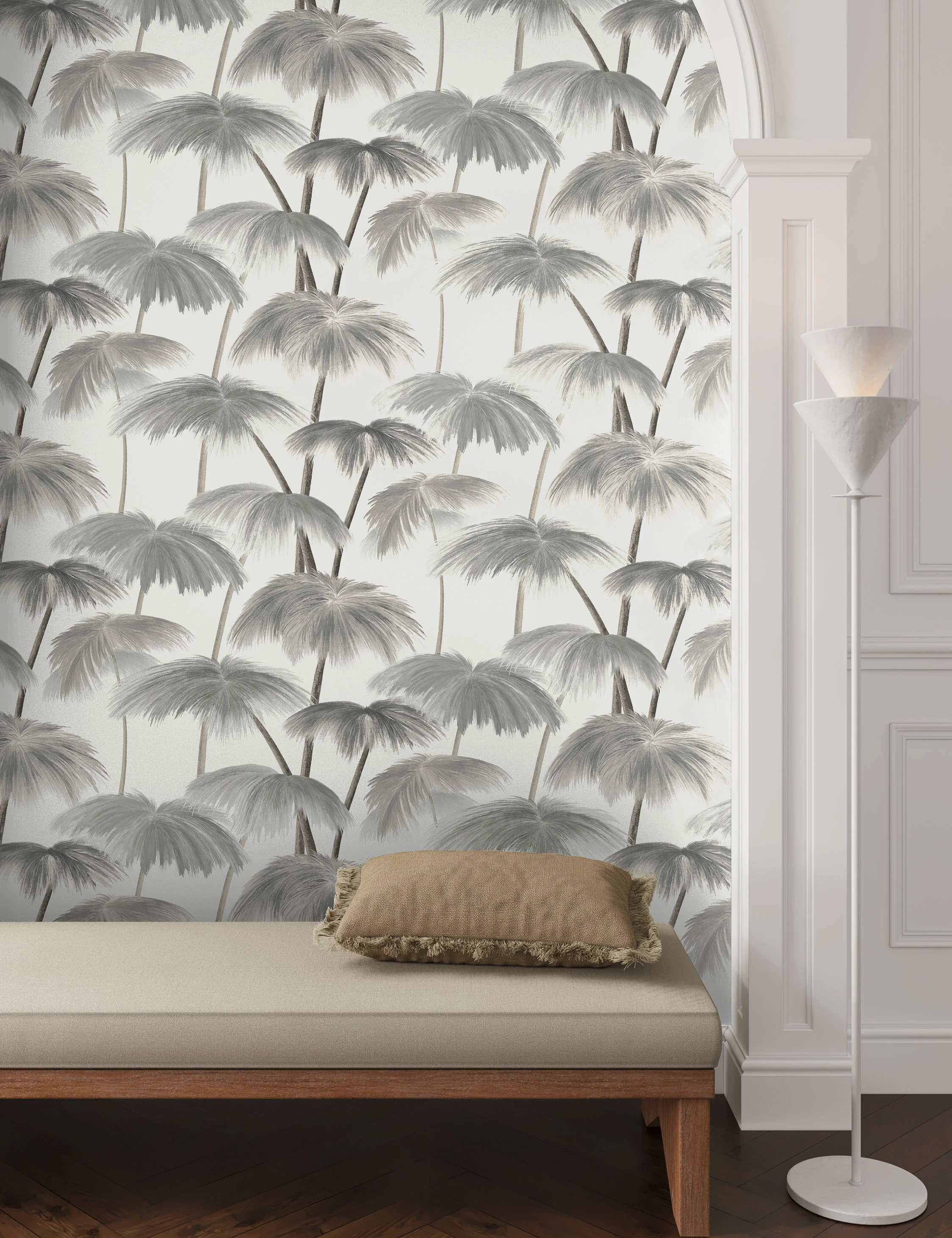 Plein Air Palms Wallpaper by Christiane Lemieux - Image 2