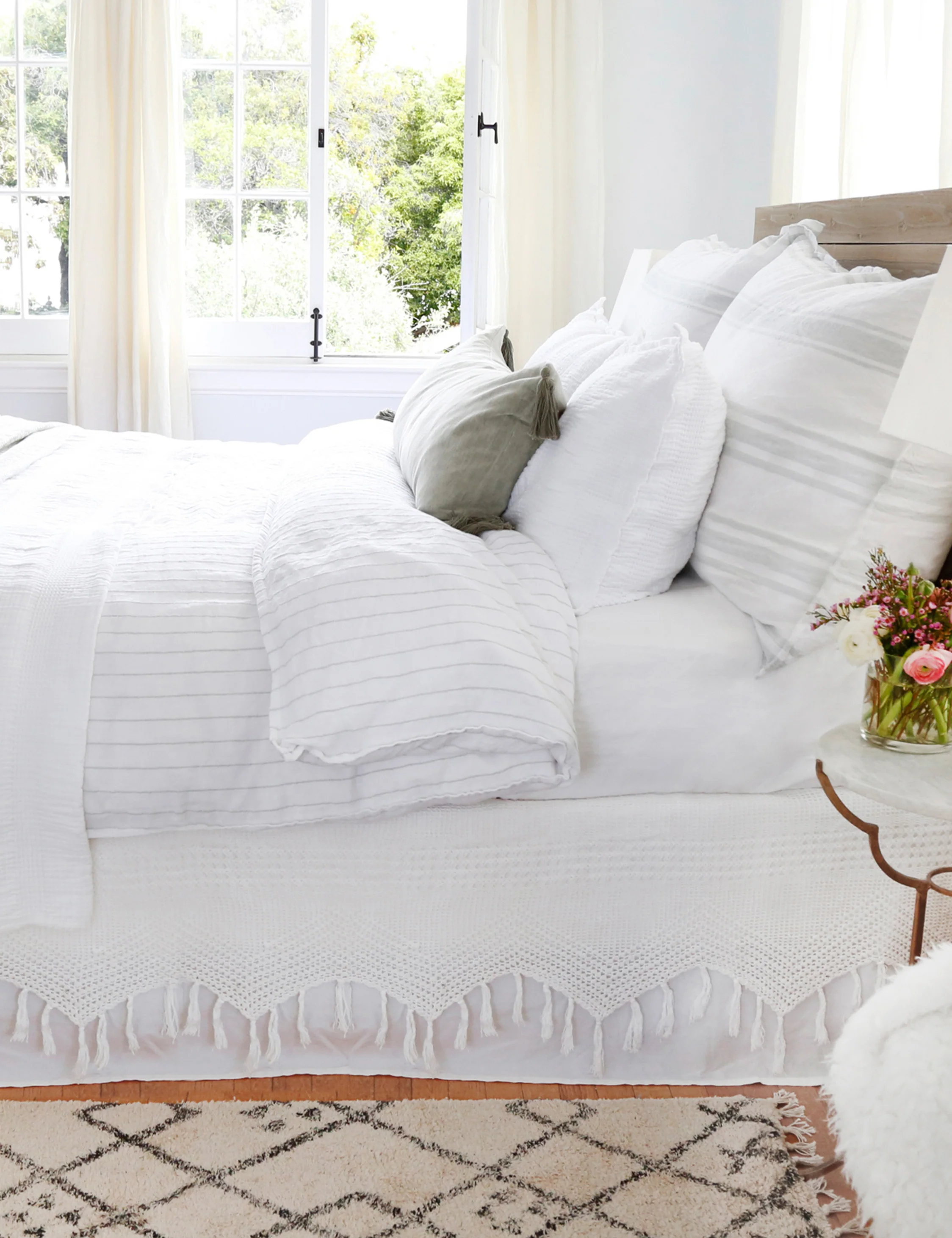 Blake Linen Duvet by Pom Pom at Home - Image 3