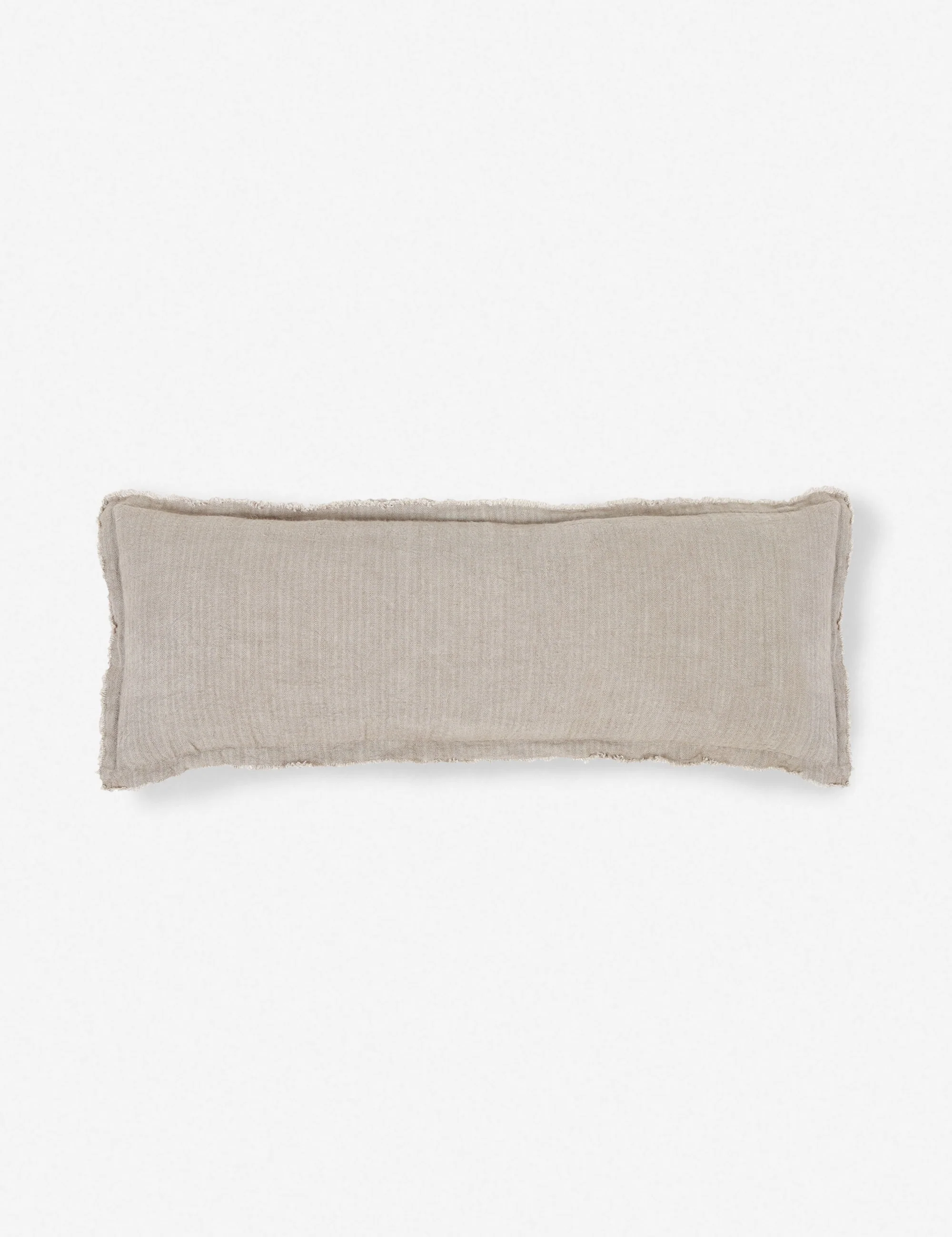 Laurel Stonewashed Linen Lumbar Pillow by Pom Pom at Home - Image 3