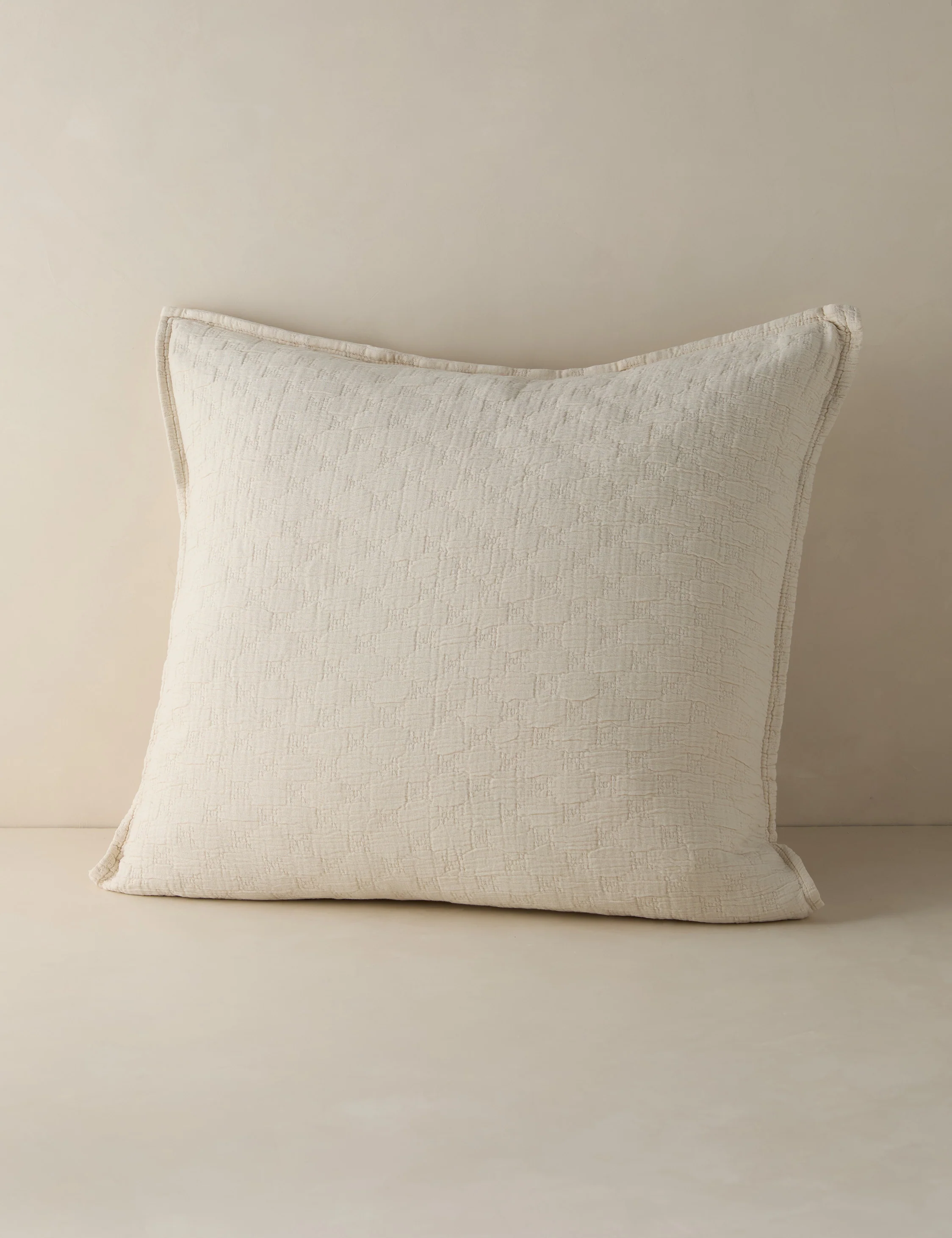 Ojai Cotton Matelasse Euro Sham by Pom Pom at Home - Image 11