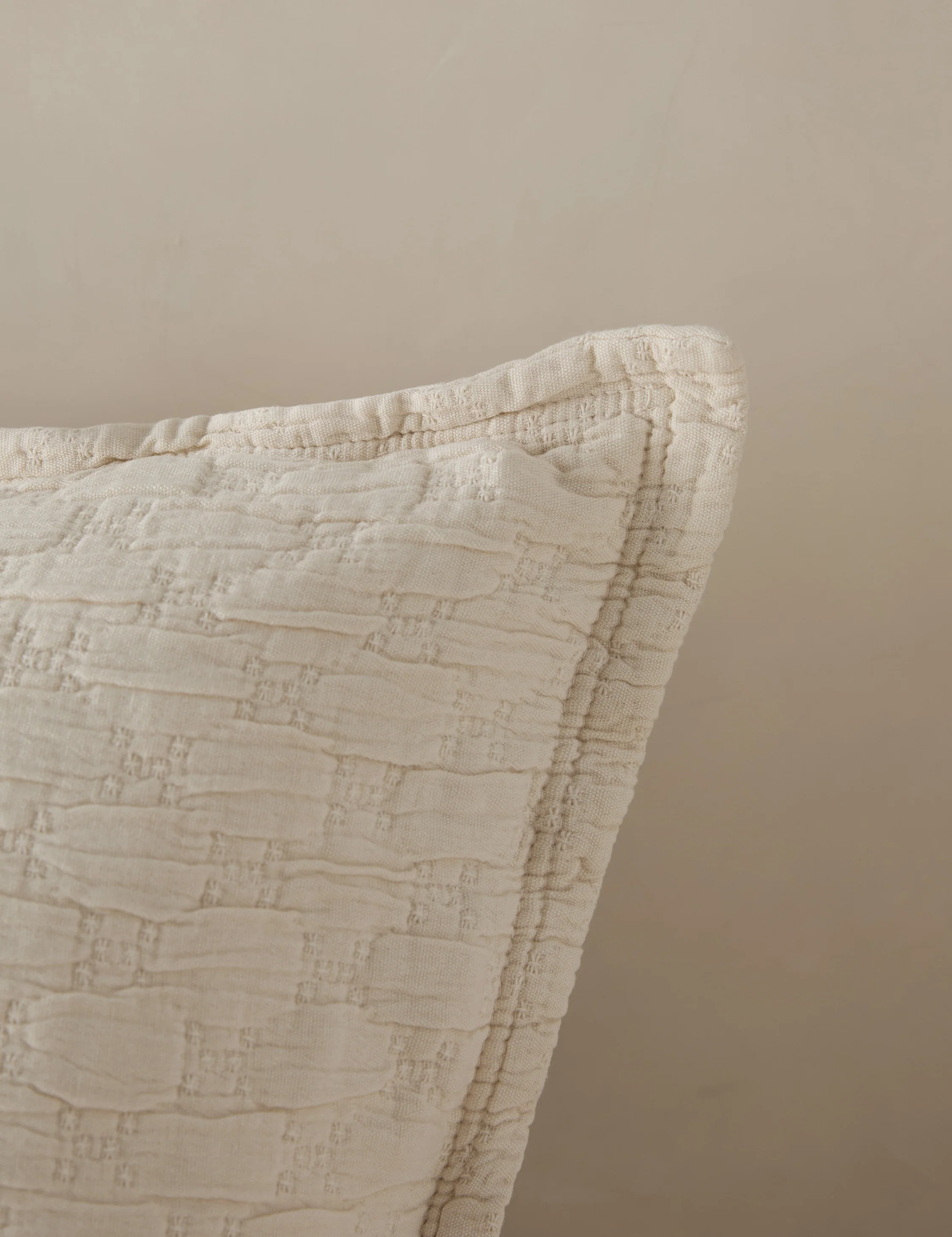 Ojai Cotton Matelasse Euro Sham by Pom Pom at Home - Image 12