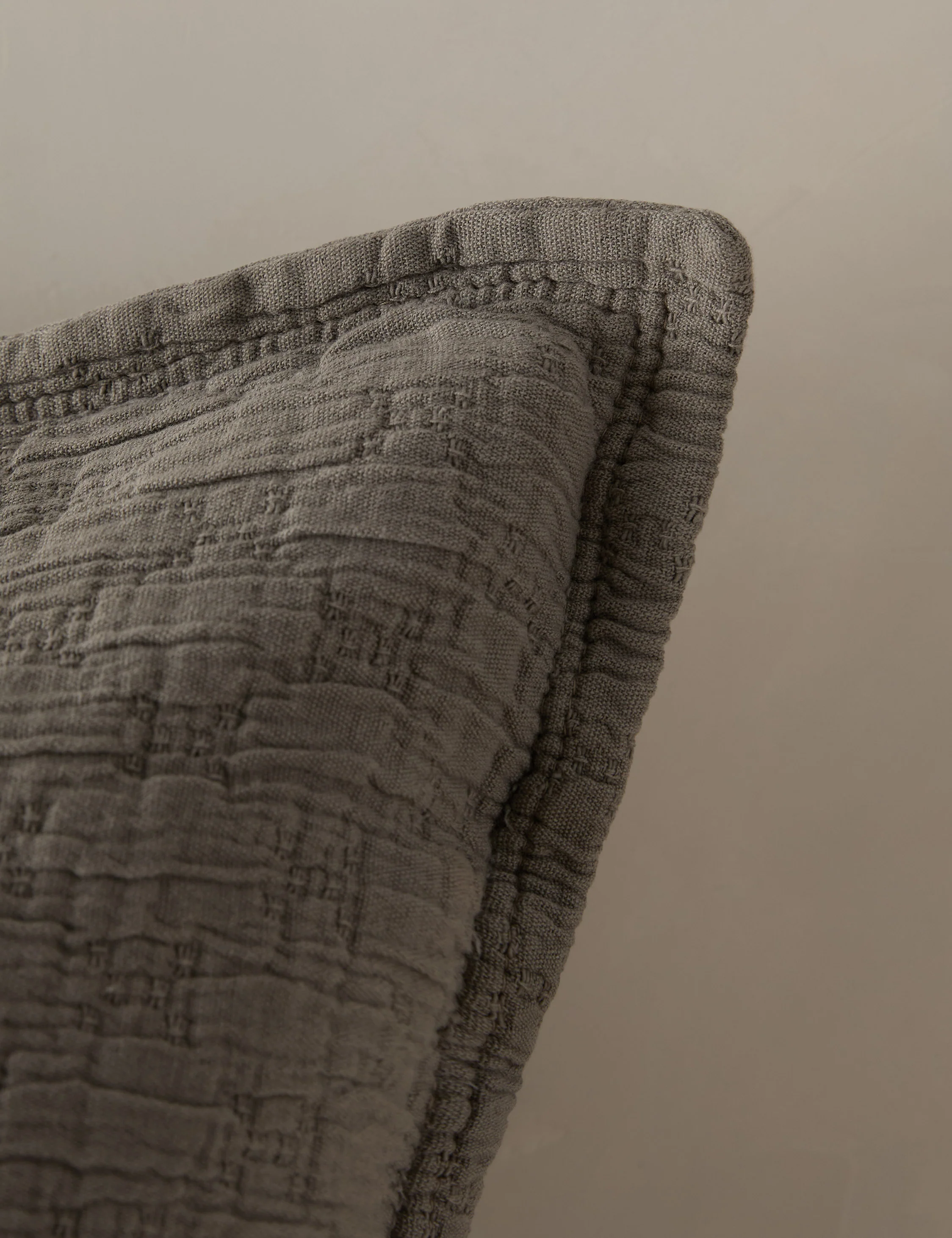 Ojai Cotton Matelasse Euro Sham by Pom Pom at Home - Image 5