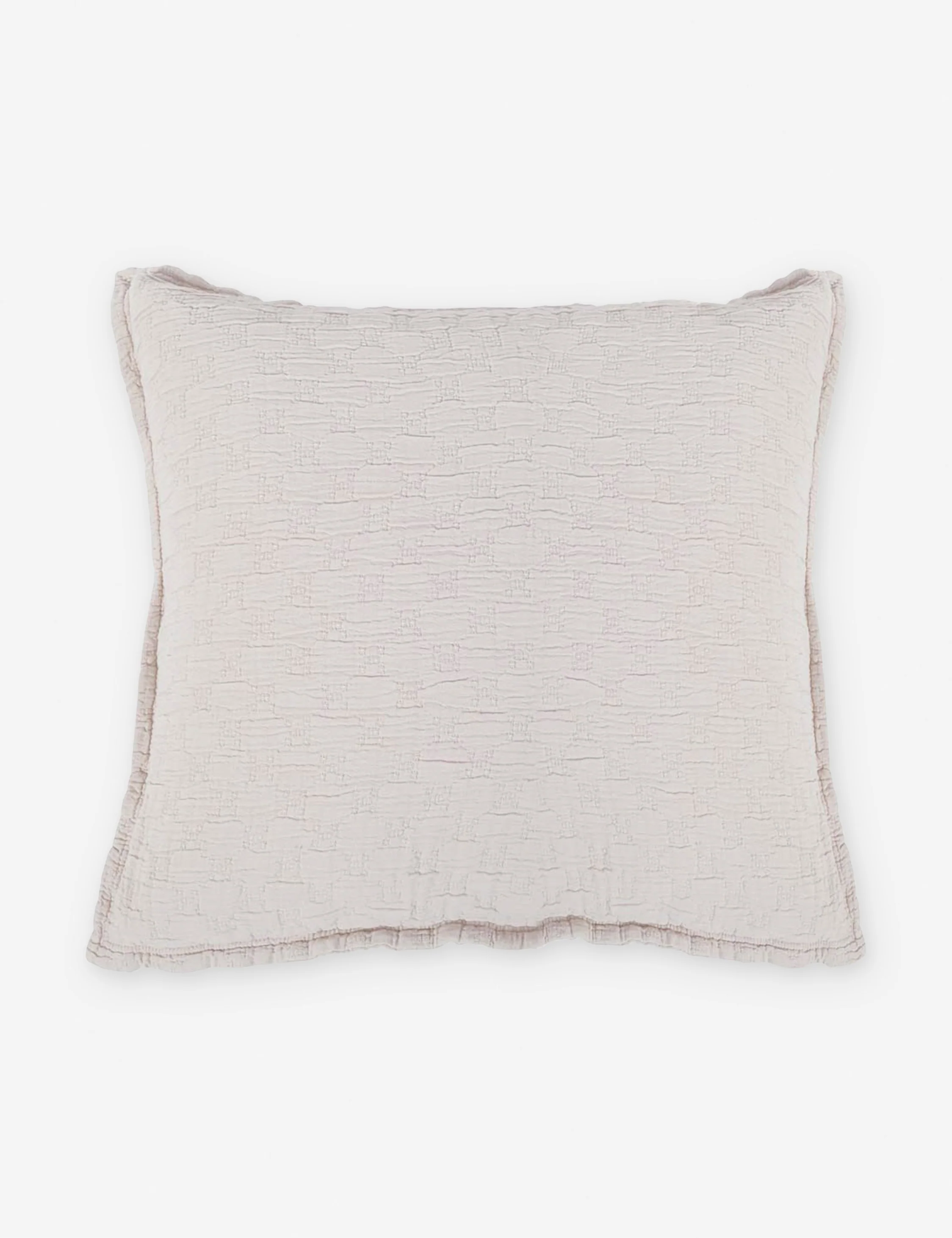 Ojai Cotton Matelasse Euro Sham by Pom Pom at Home - Image 7