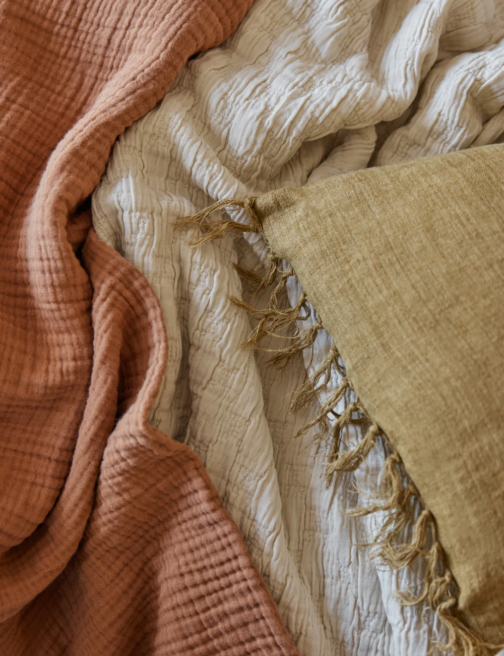 Ojai Cotton Matelassé Coverlet by Pom Pom at Home - Image 16