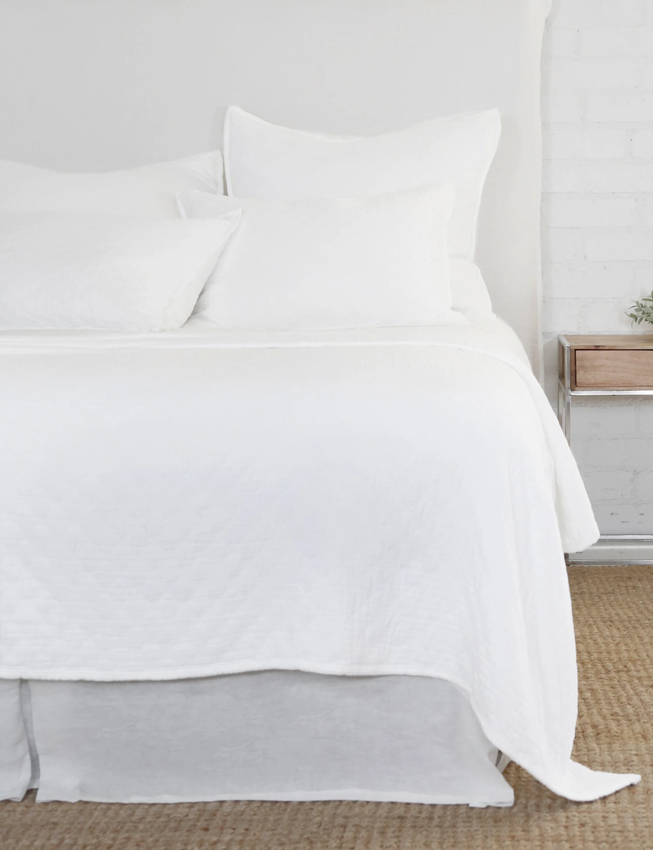 Ojai Cotton Matelassé Coverlet by Pom Pom at Home - Image 4