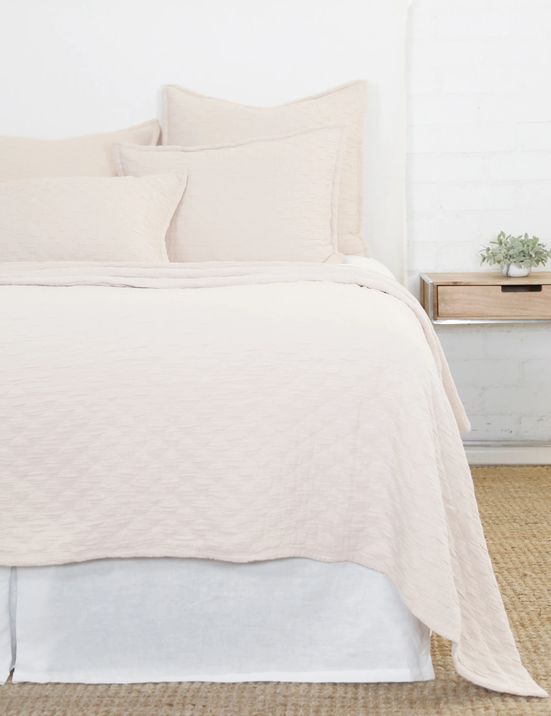 Ojai Cotton Matelassé Sham by Pom Pom at Home - Image 4