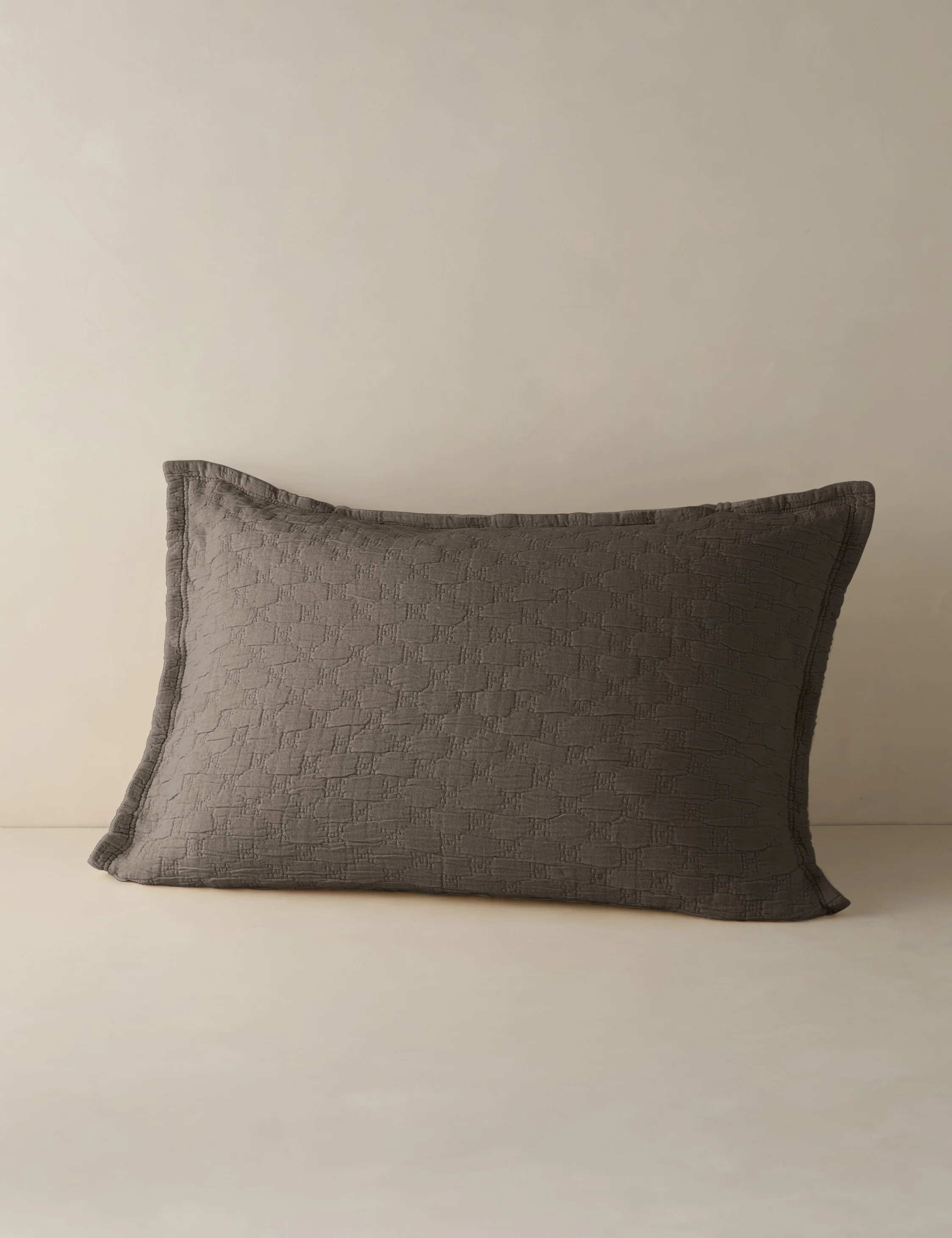 Ojai Cotton Matelassé Sham by Pom Pom at Home - Image 6