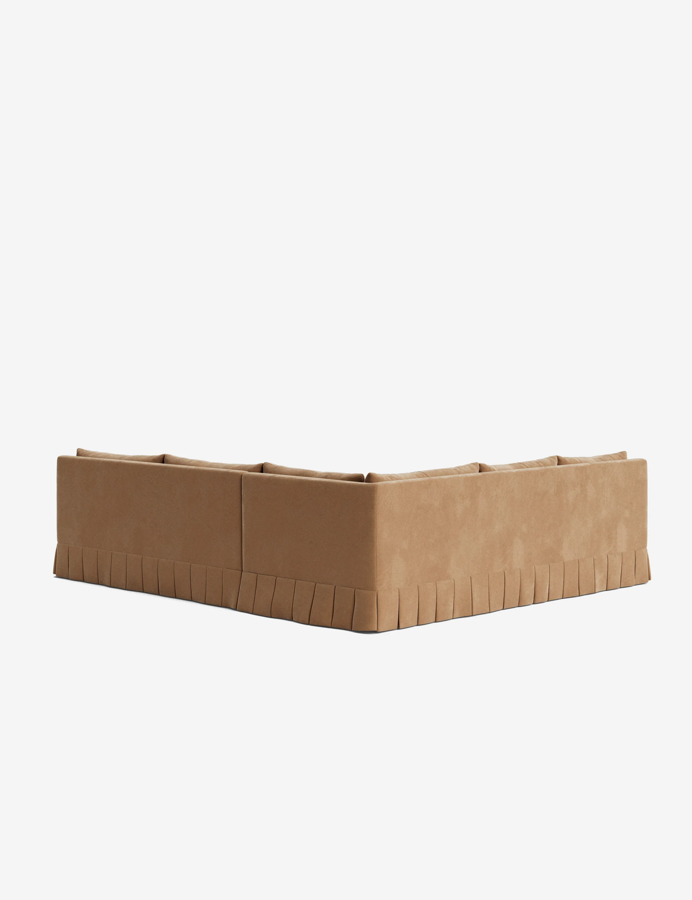Portola Luxe Depth Pleated Corner Sectional Sofa - Image 14