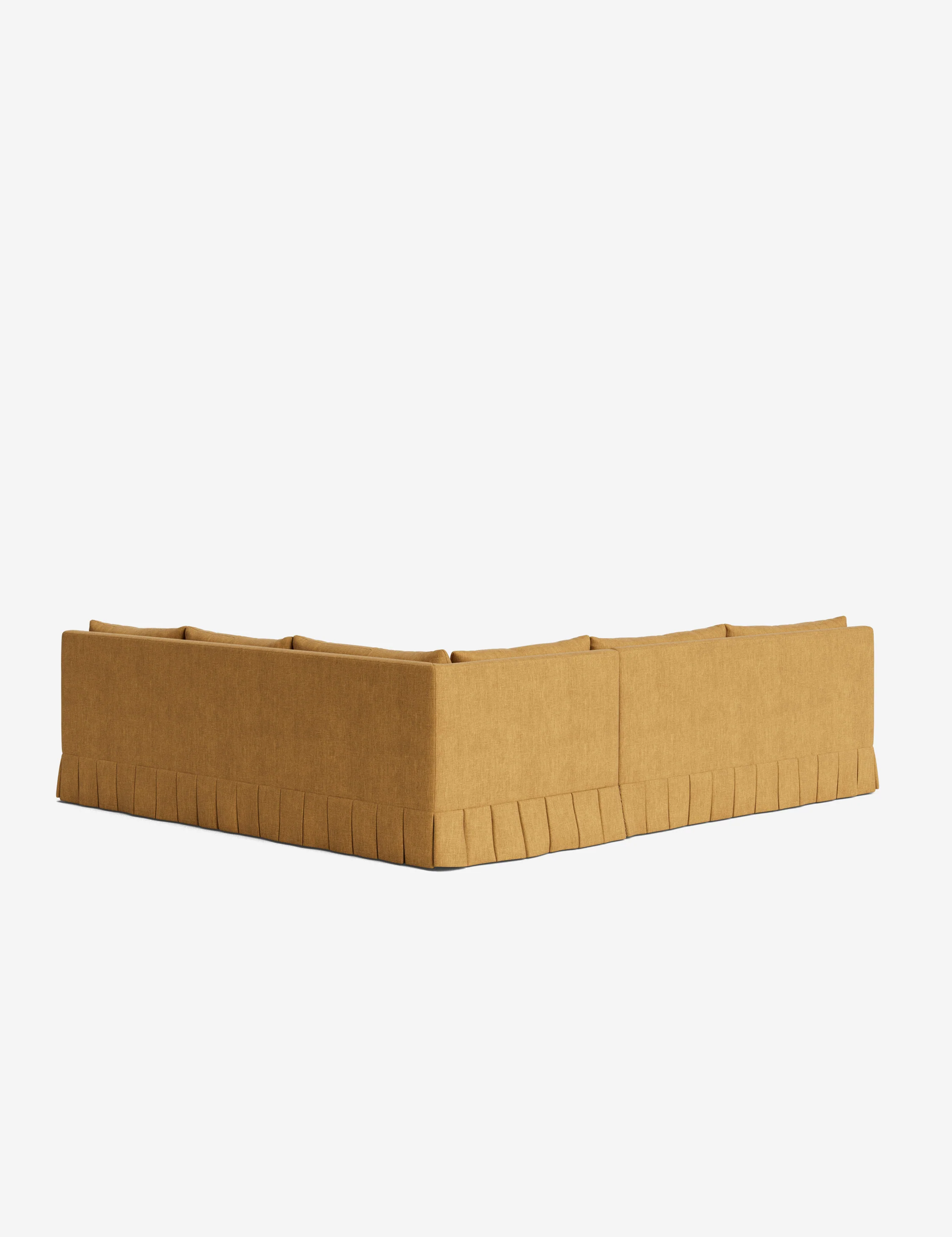 Portola Luxe Depth Pleated Corner Sectional Sofa - Image 191