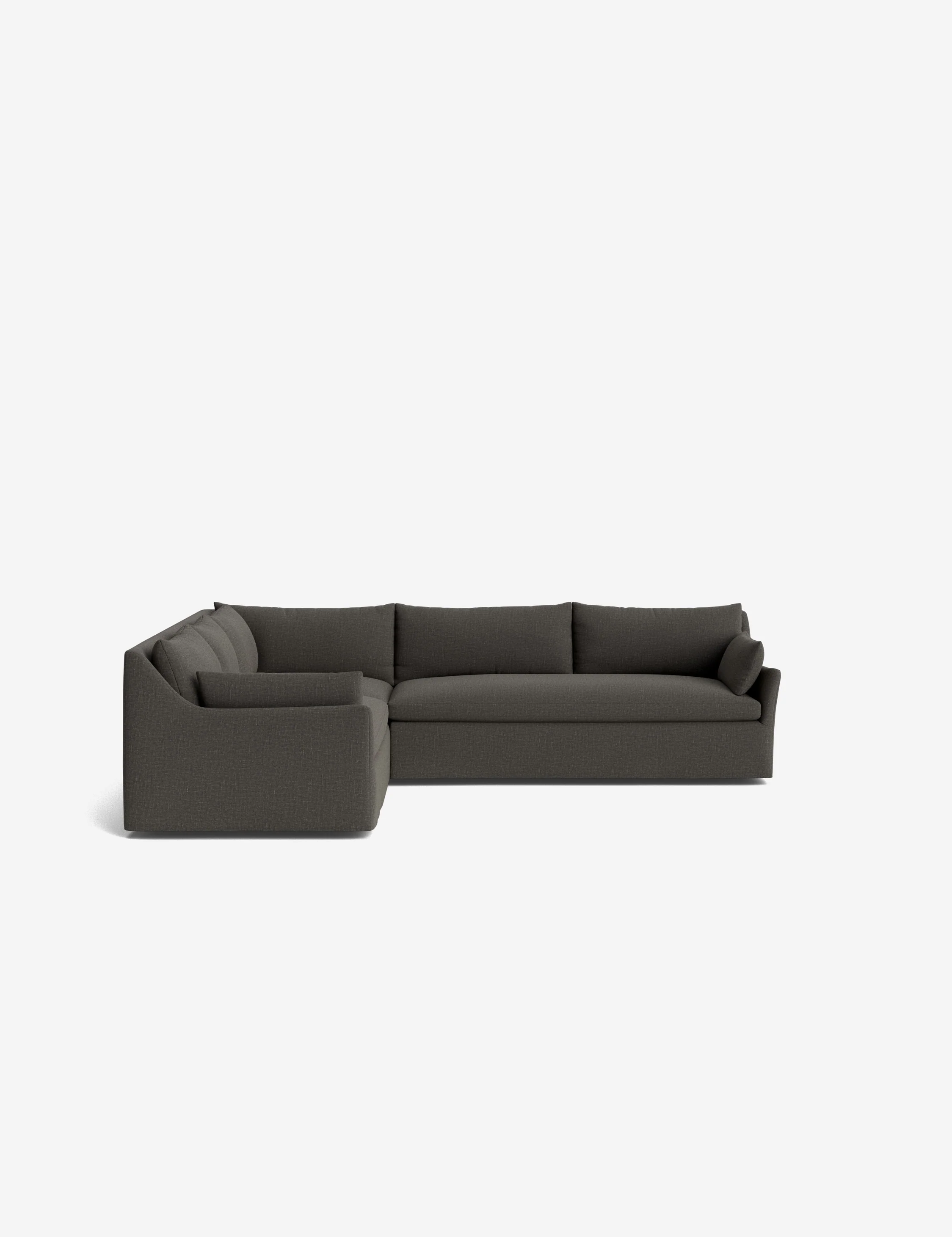 Portola Luxe Depth Slipcover Corner Sectional Sofa - Image 100