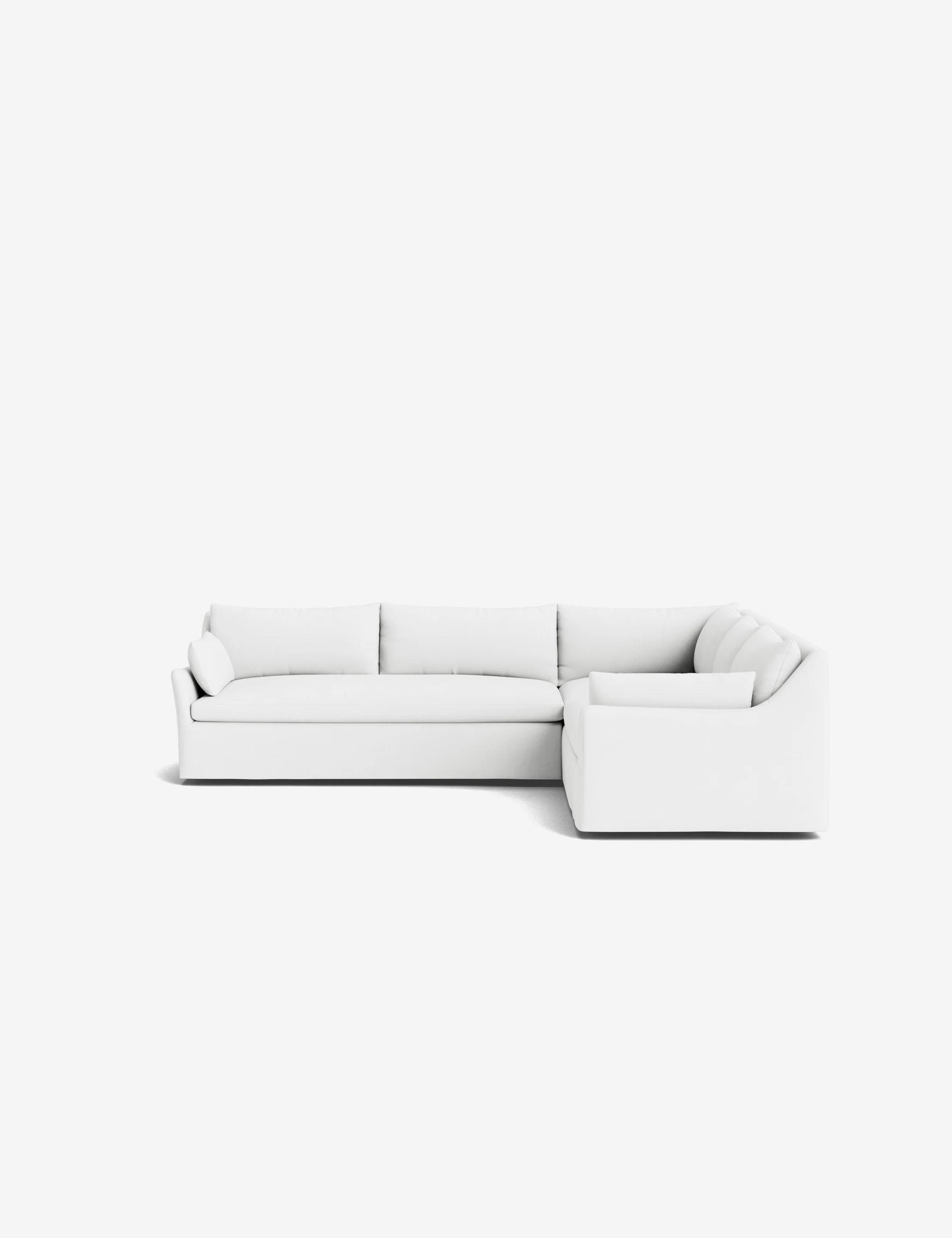 Portola Luxe Depth Slipcover Corner Sectional Sofa - Image 134