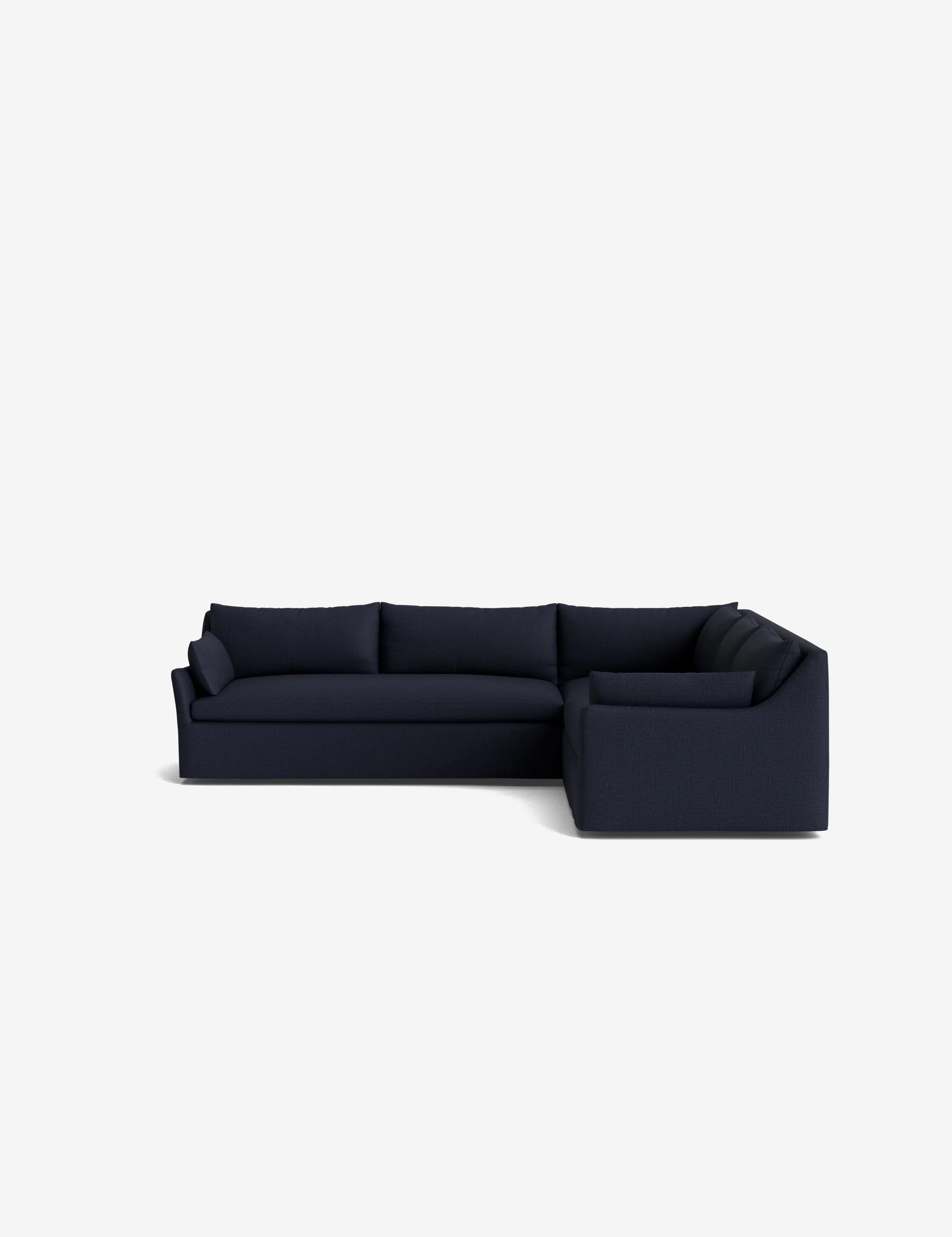 Portola Luxe Depth Slipcover Corner Sectional Sofa - Image 142