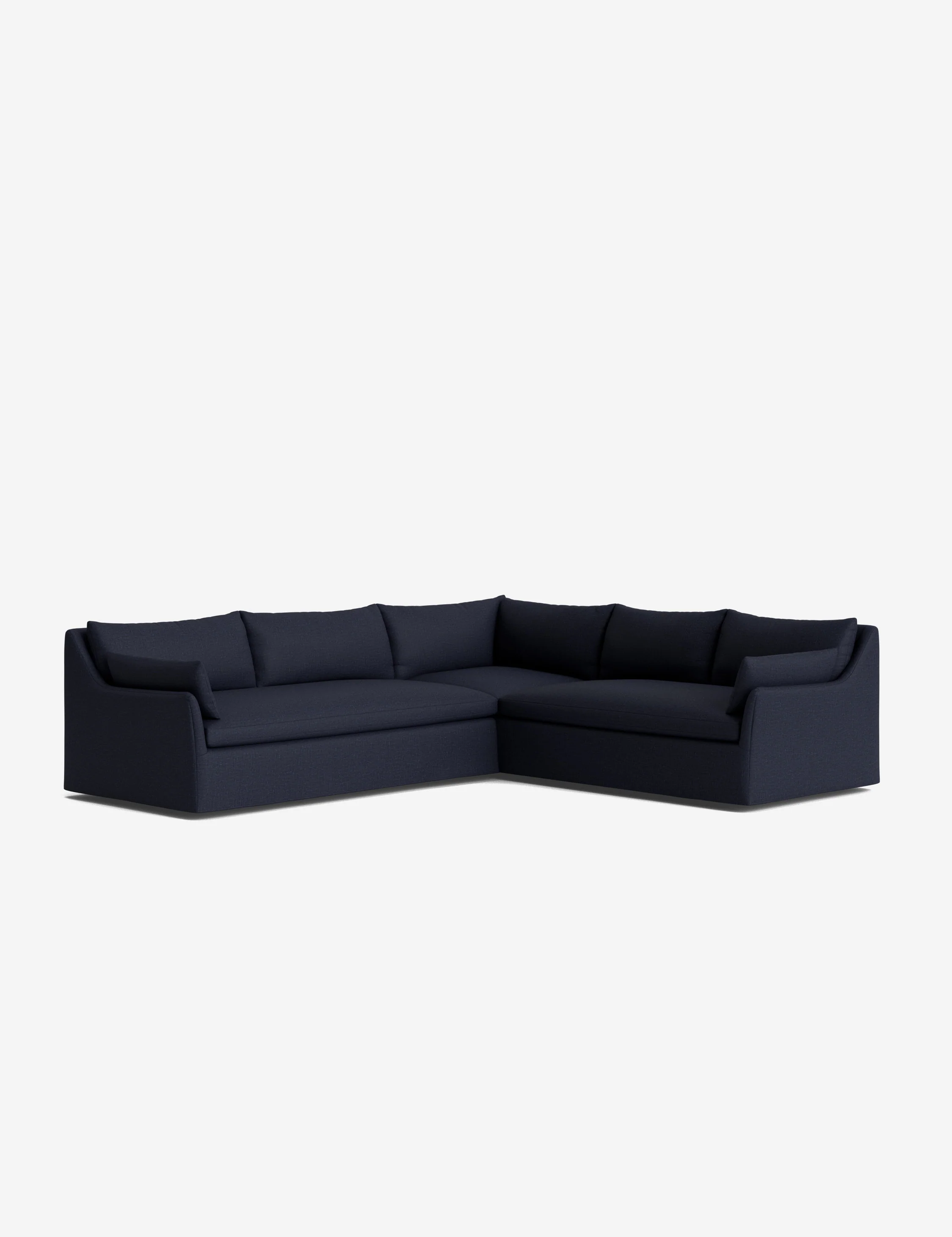 Portola Luxe Depth Slipcover Corner Sectional Sofa - Image 143