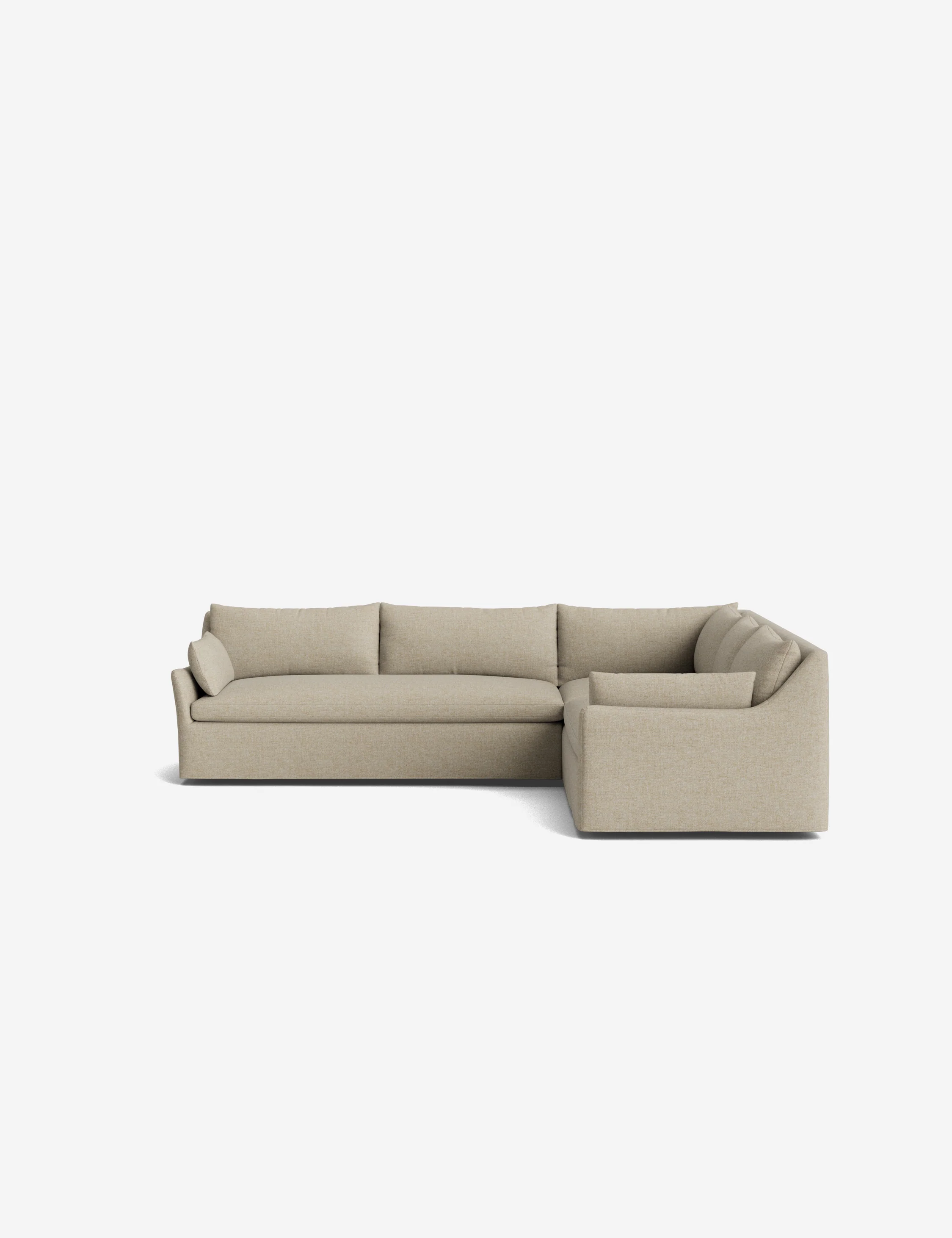 Portola Luxe Depth Slipcover Corner Sectional Sofa - Image 146