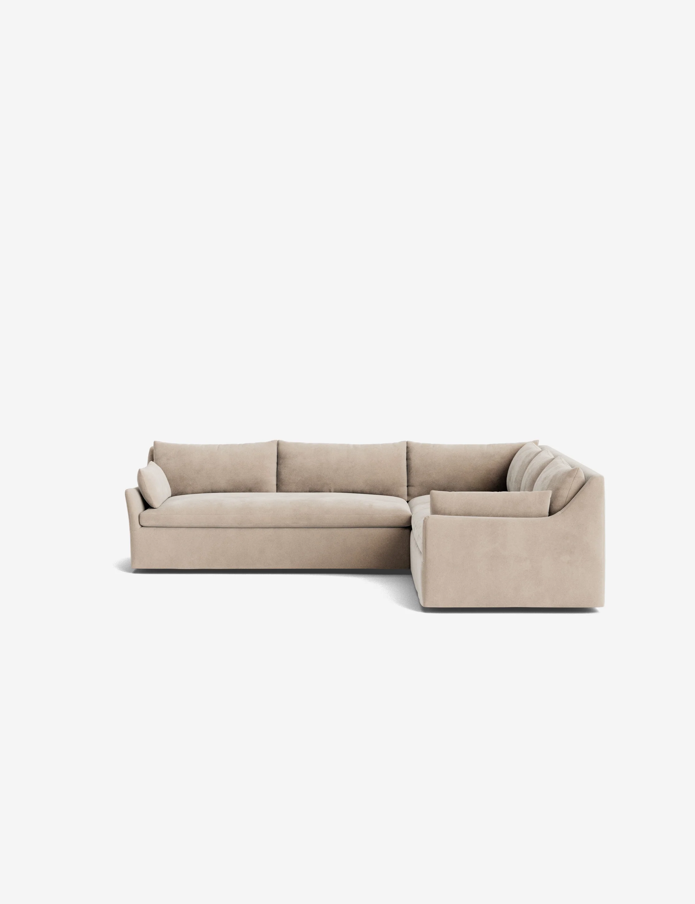 Portola Luxe Depth Slipcover Corner Sectional Sofa - Image 170