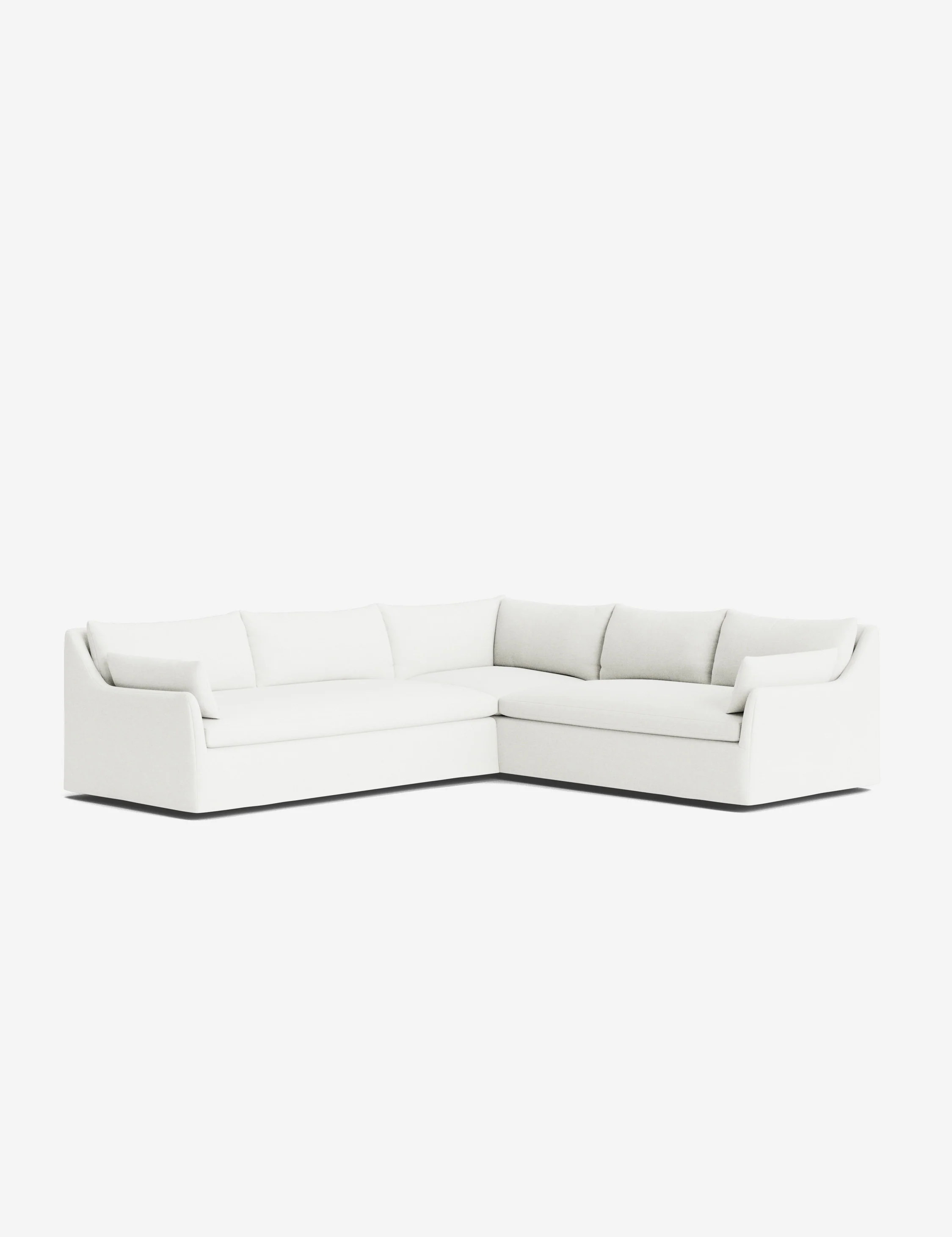 Portola Luxe Depth Slipcover Corner Sectional Sofa - Image 175