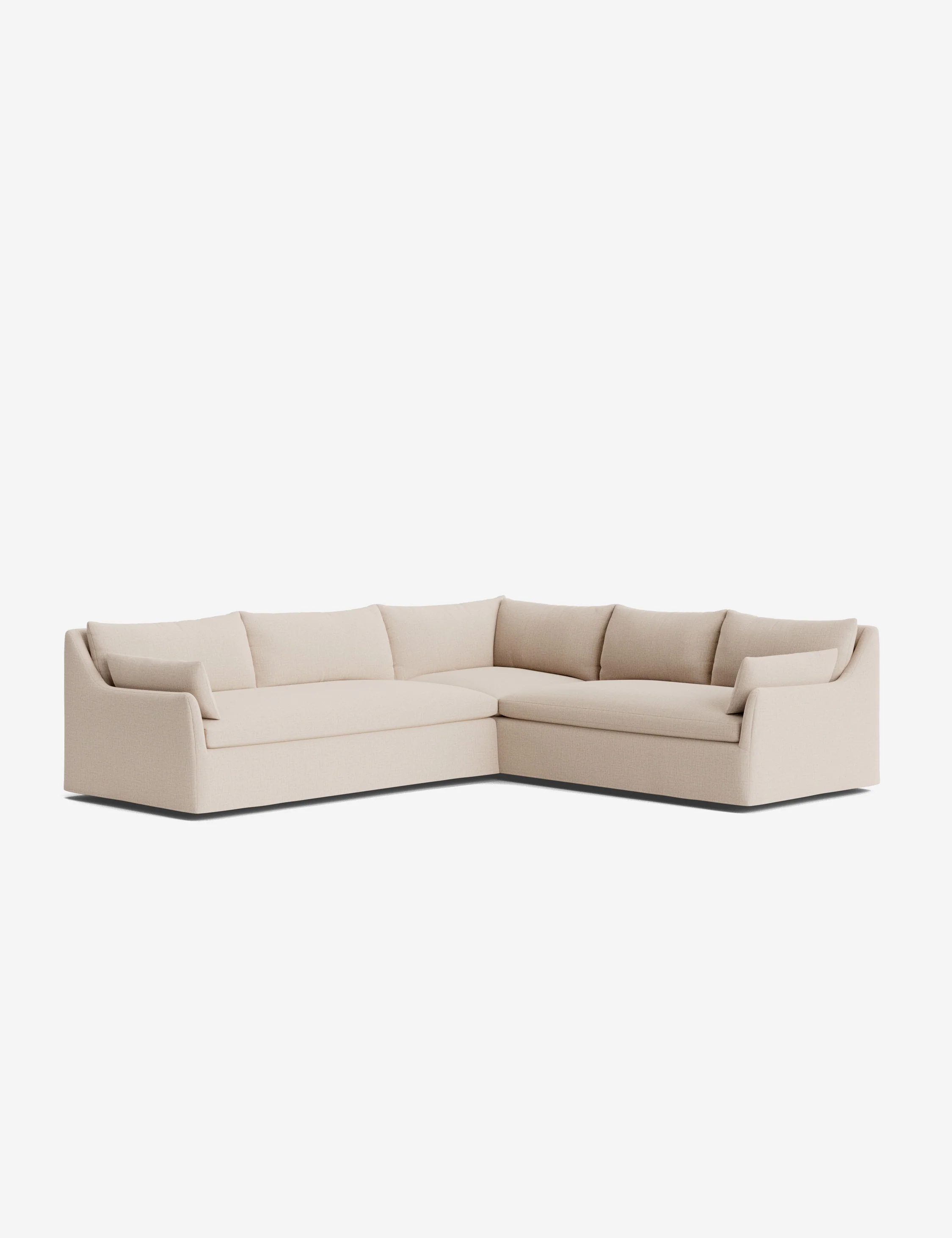 Portola Luxe Depth Slipcover Corner Sectional Sofa - Image 178