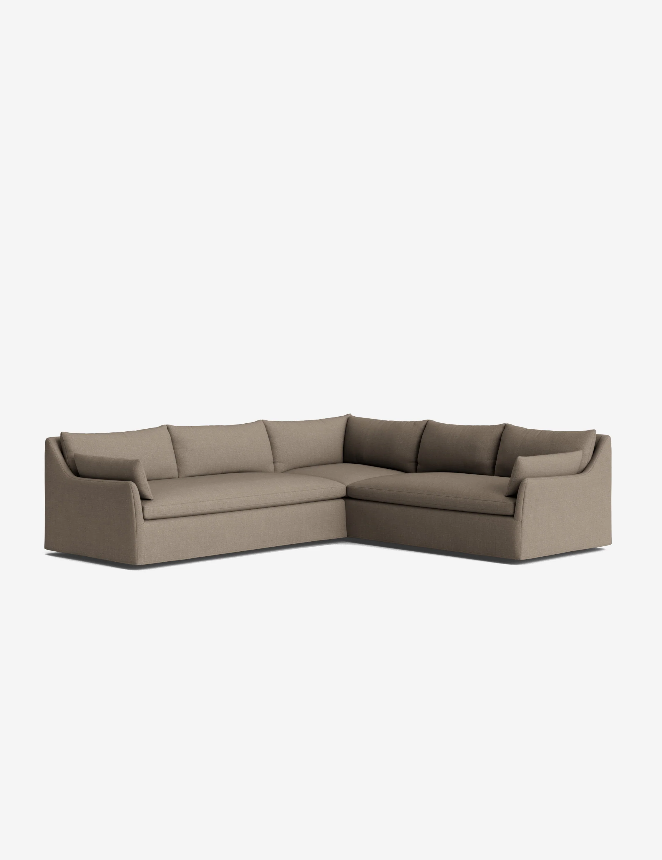 Portola Luxe Depth Slipcover Corner Sectional Sofa - Image 193