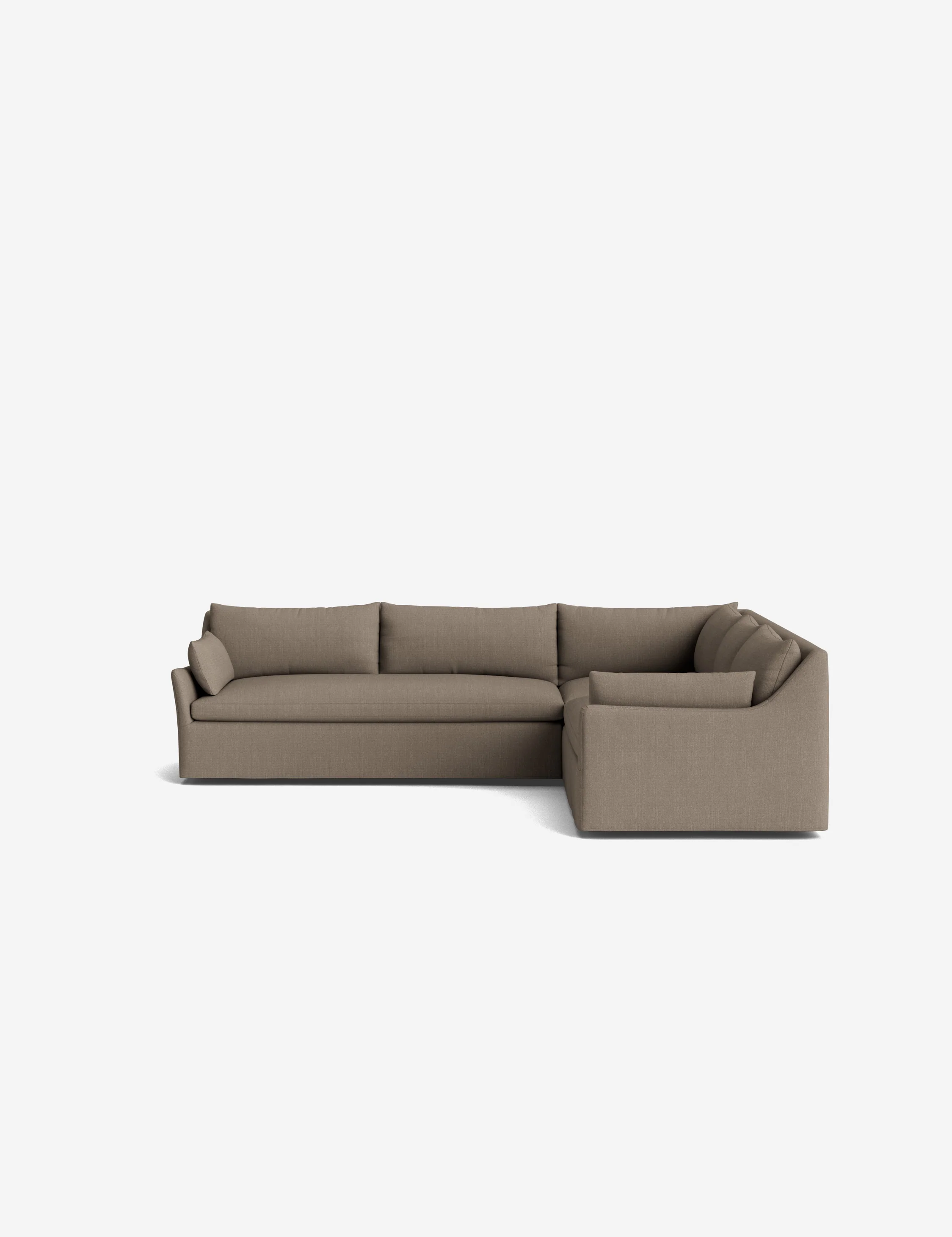 Portola Luxe Depth Slipcover Corner Sectional Sofa - Image 194