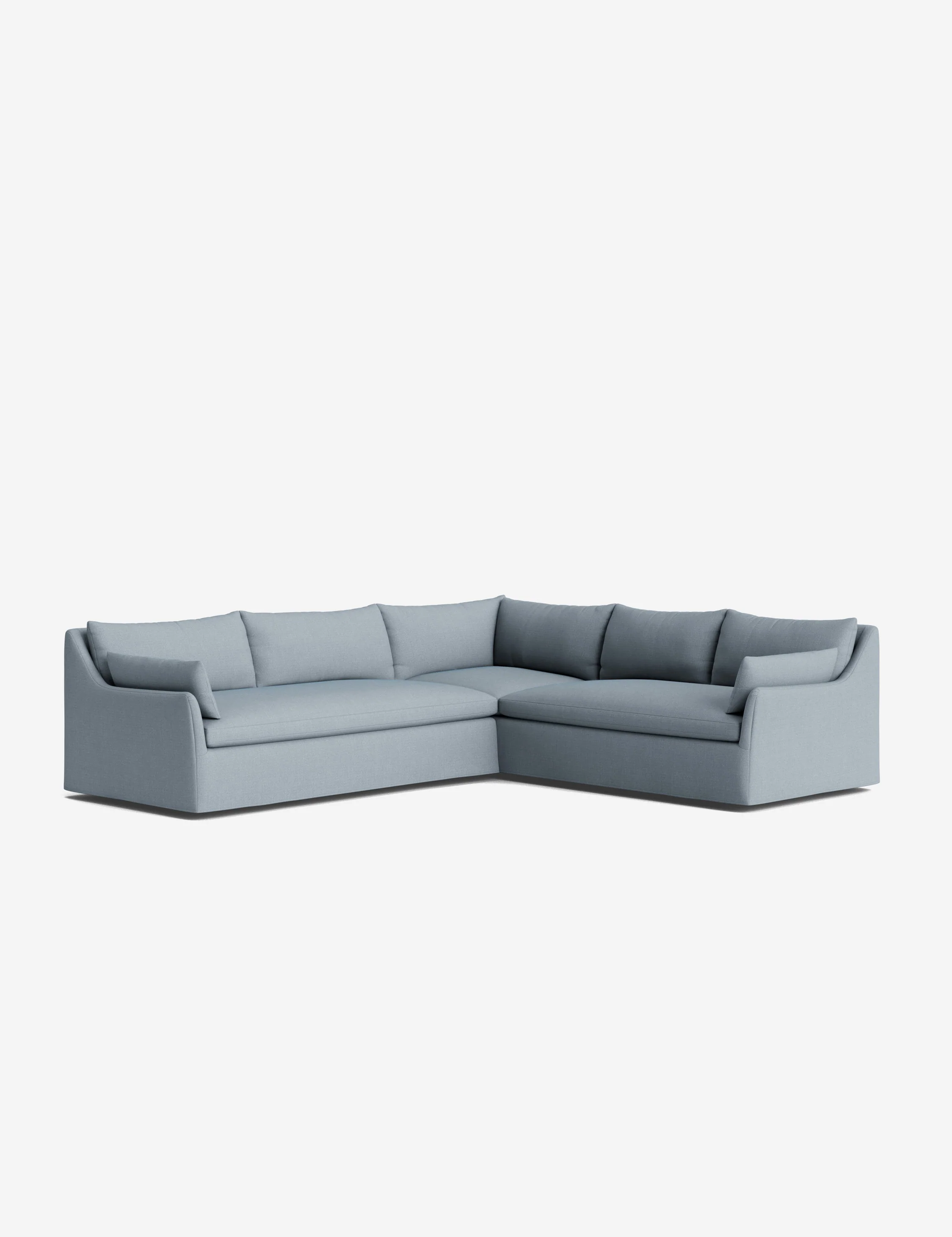 Portola Luxe Depth Slipcover Corner Sectional Sofa - Image 202