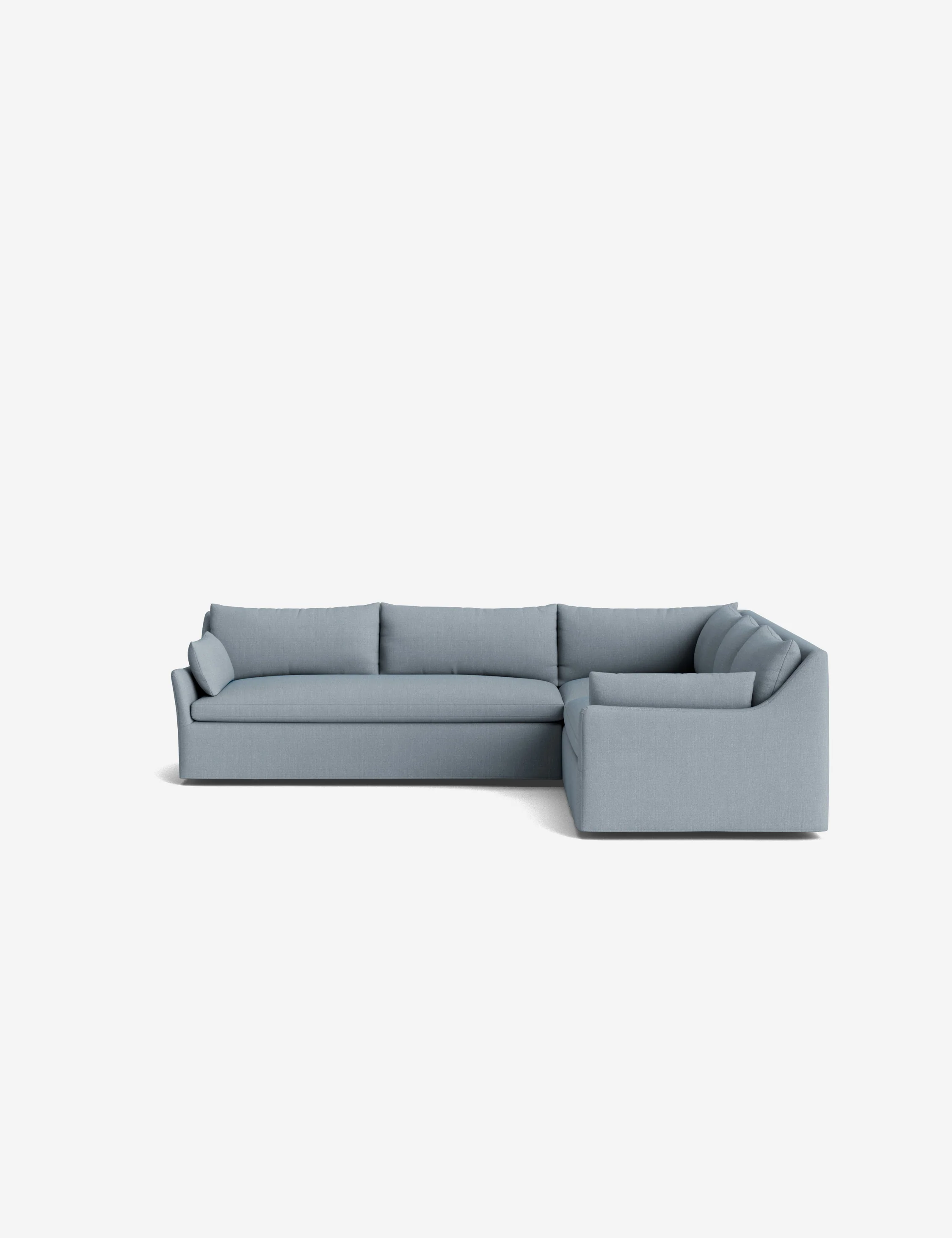 Portola Luxe Depth Slipcover Corner Sectional Sofa - Image 203