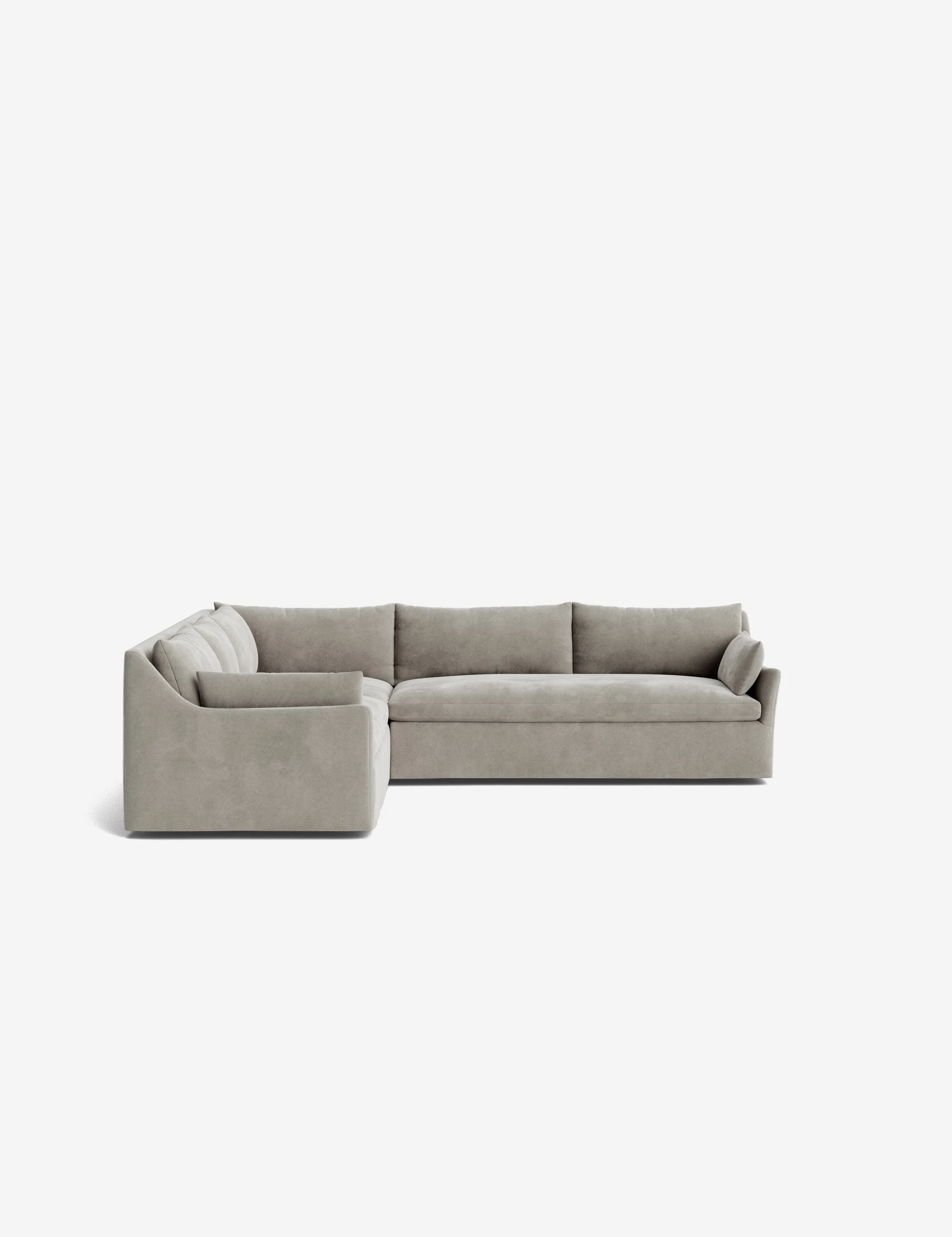 Portola Luxe Depth Slipcover Corner Sectional Sofa - Image 49