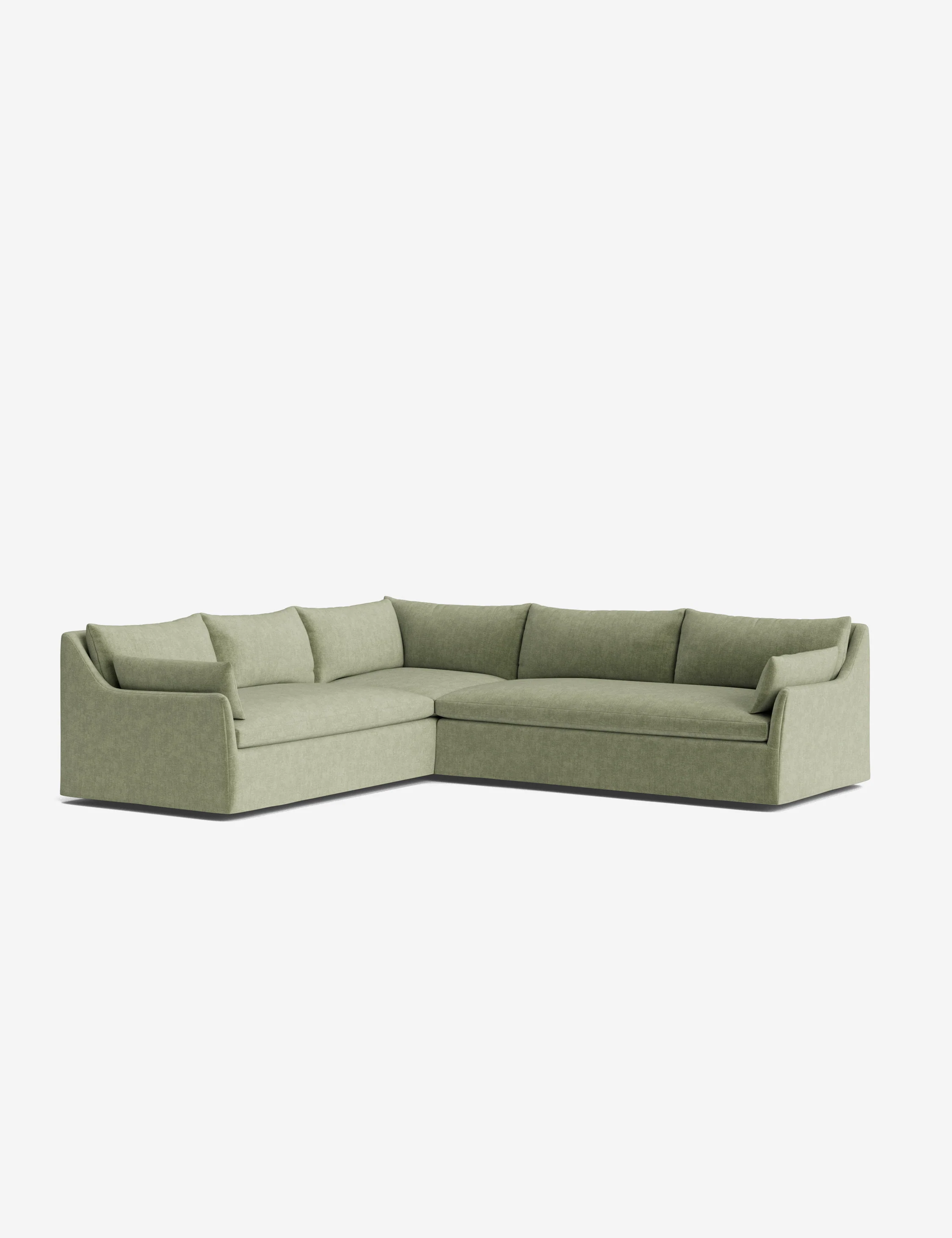 Portola Luxe Depth Slipcover Corner Sectional Sofa - Image 60