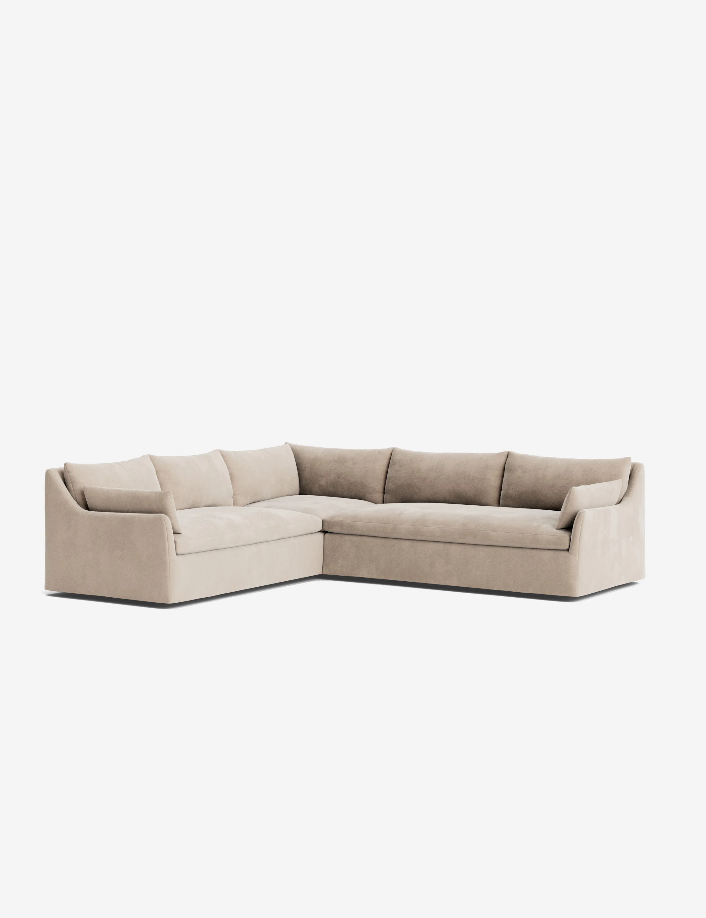 Portola Luxe Depth Slipcover Corner Sectional Sofa - Image 63