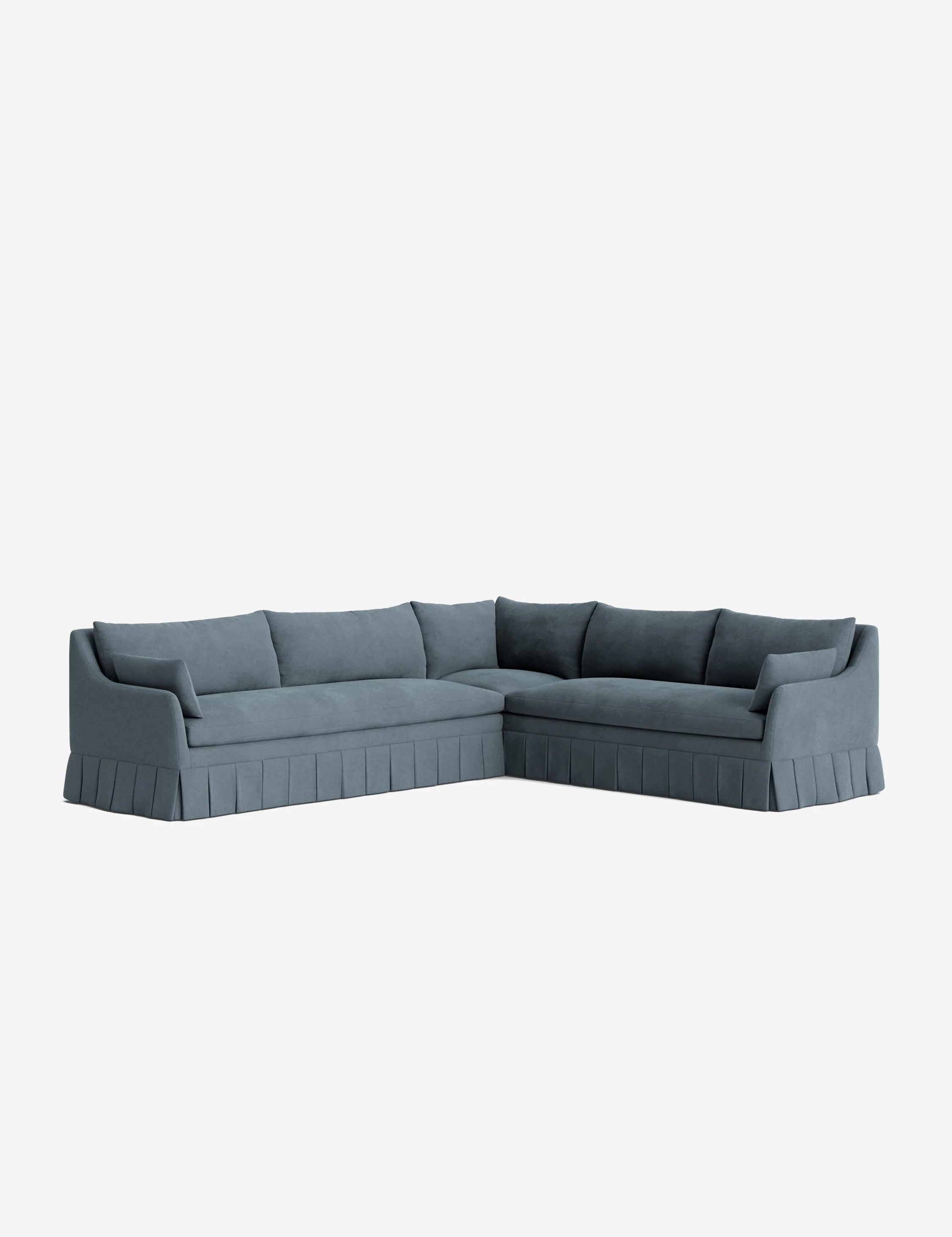 Portola Pleated Sectional Sofa - Image 21