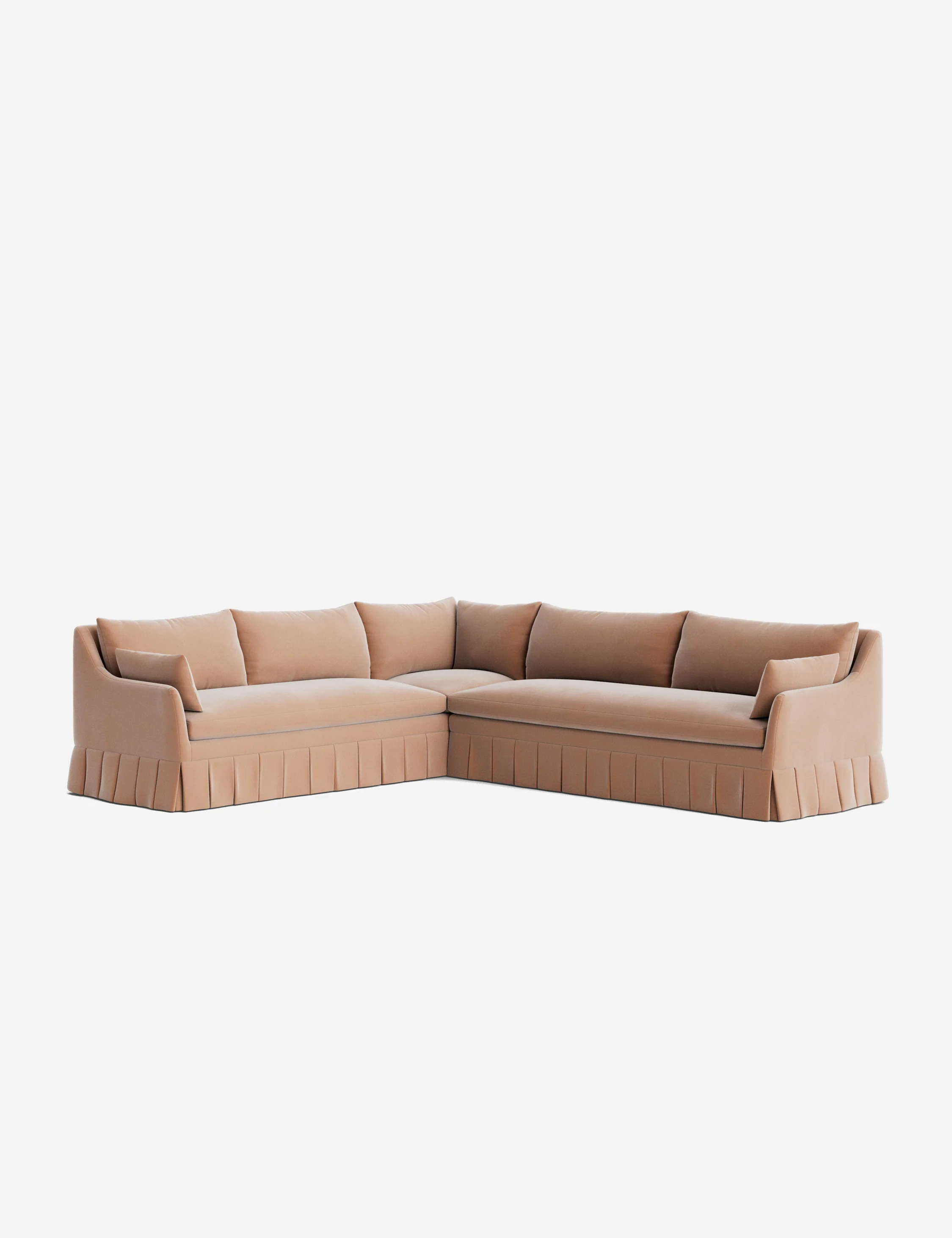 Portola Pleated Sectional Sofa - Image 36