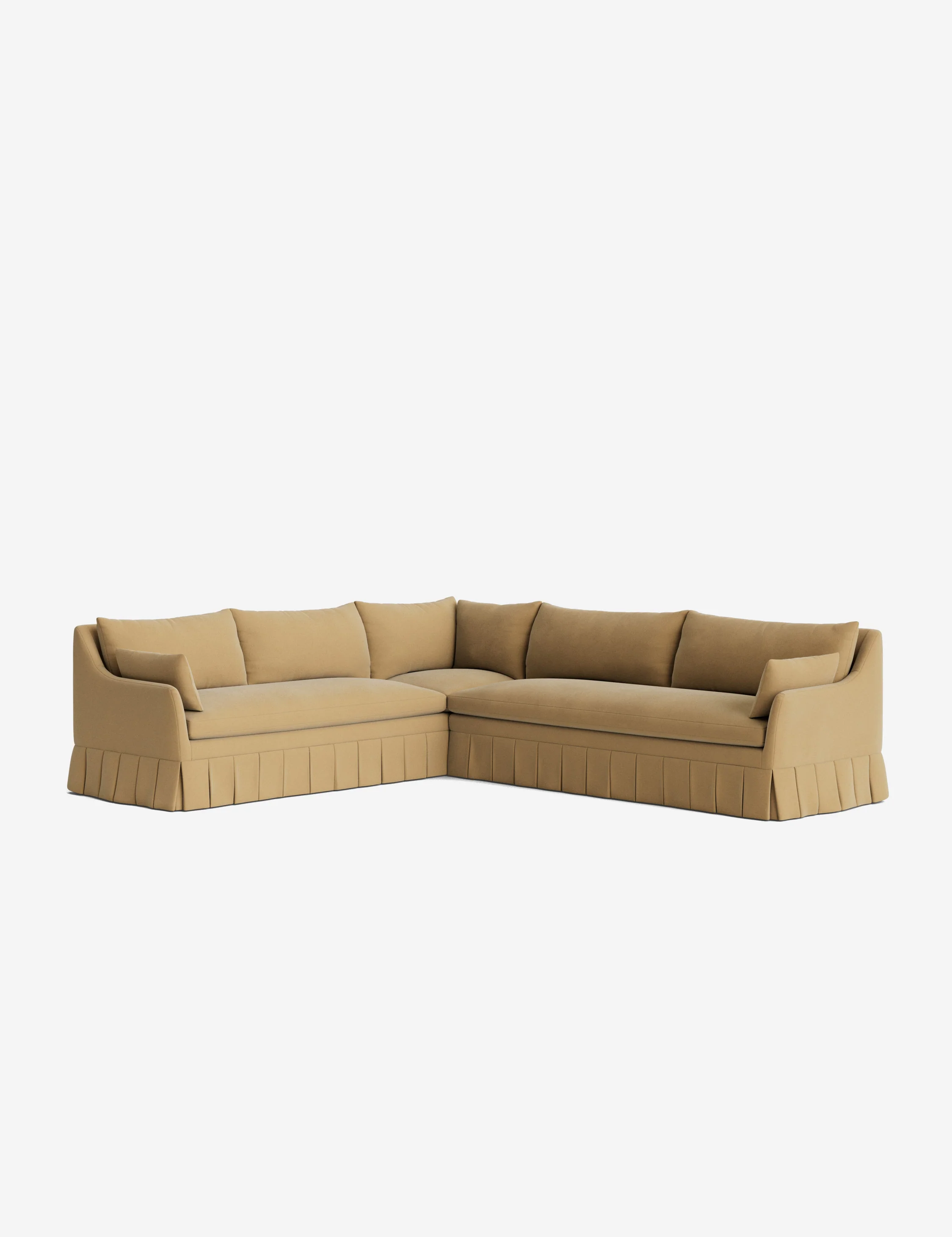 Portola Pleated Sectional Sofa - Image 37