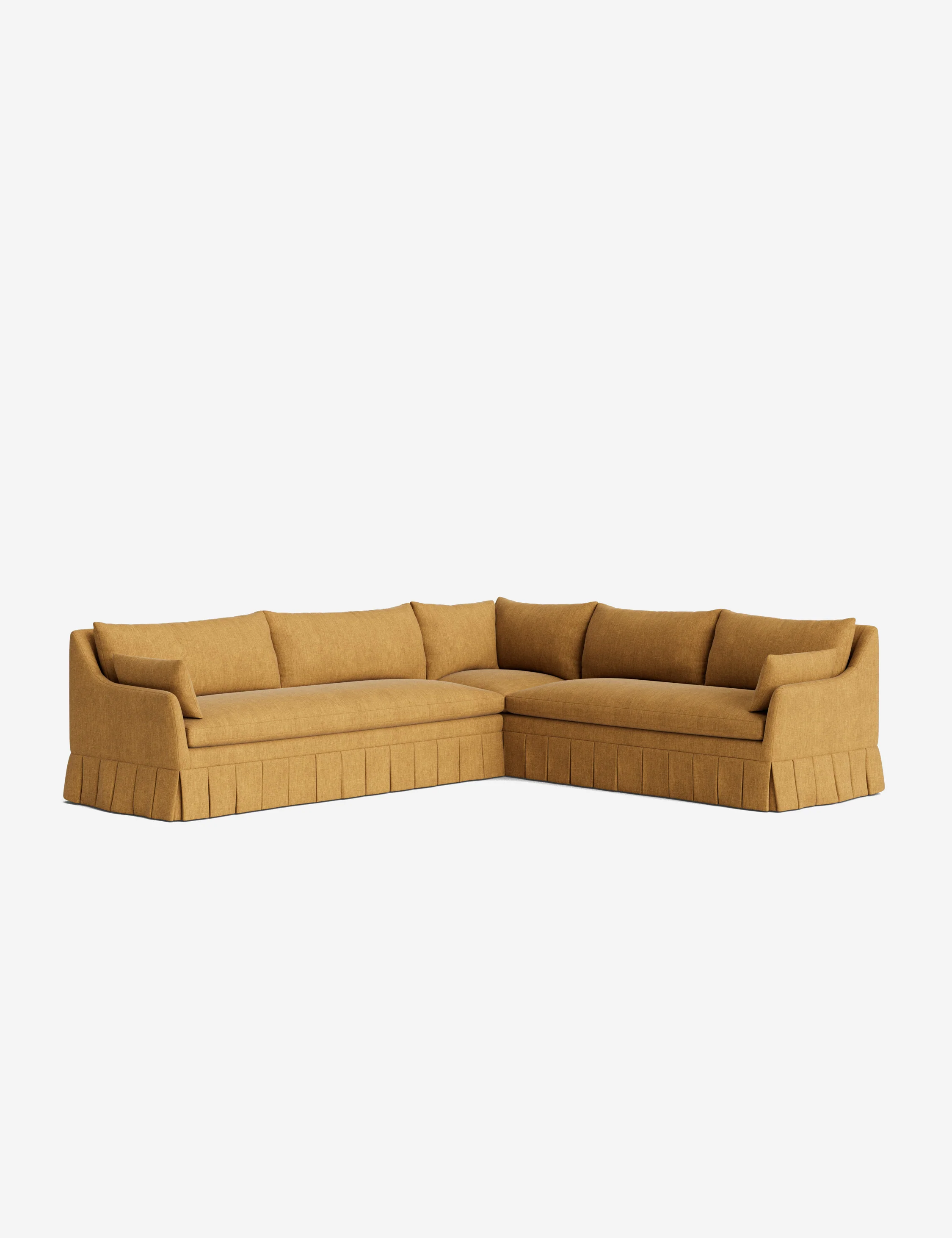 Portola Pleated Sectional Sofa - Image 4