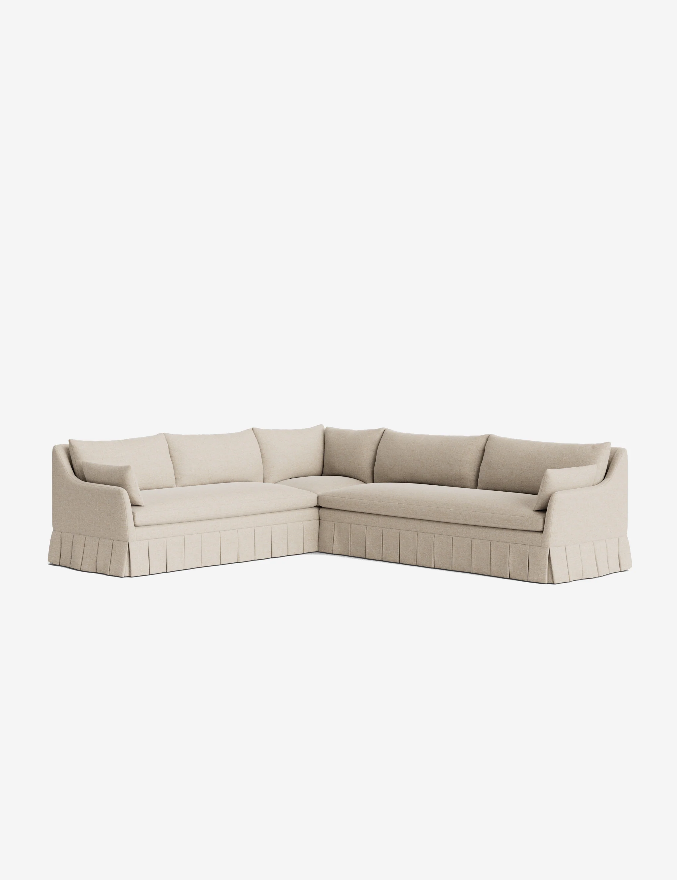 Portola Pleated Sectional Sofa - Image 45
